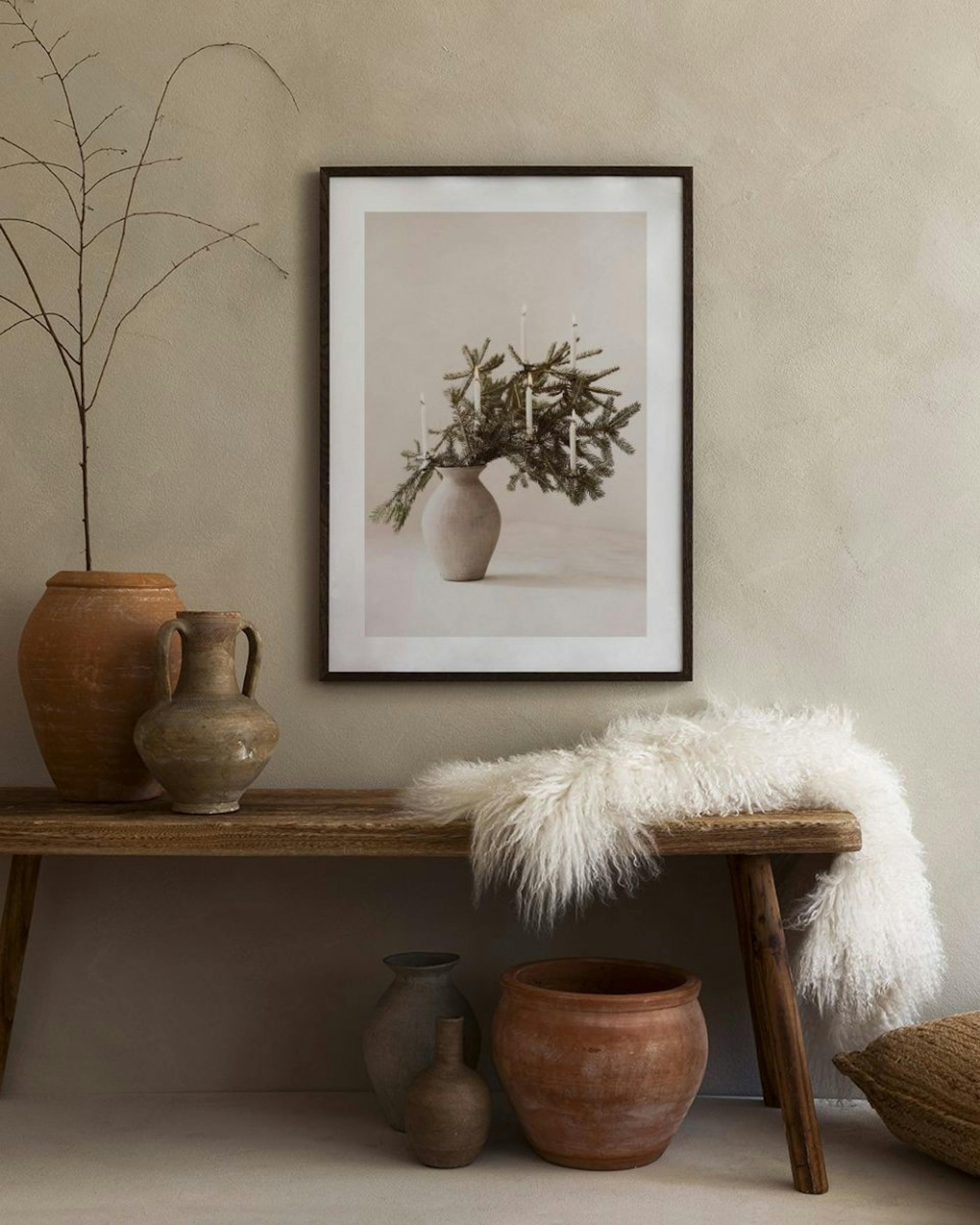 Nordic Candle Light Print