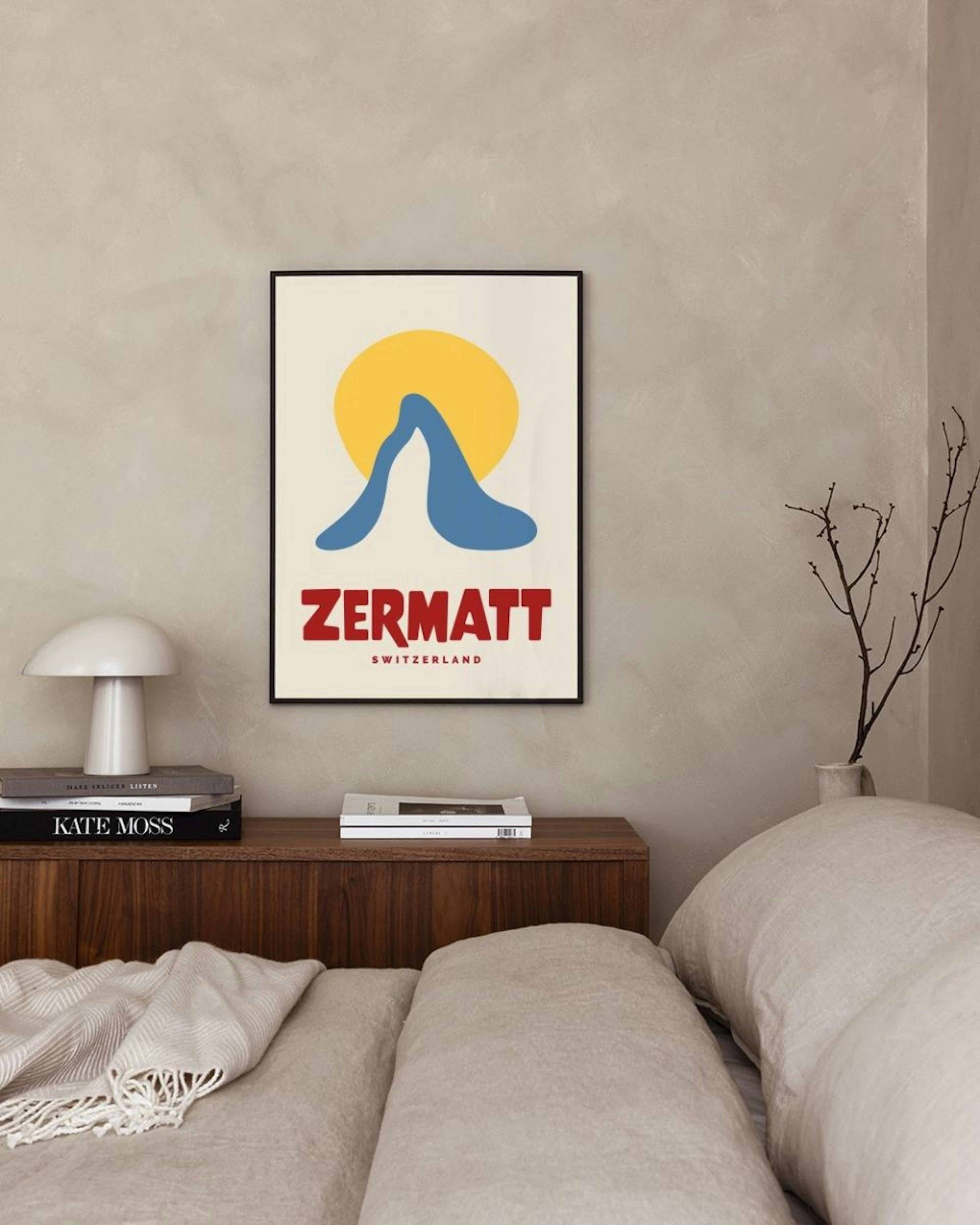 Graphic Zermatt Poster