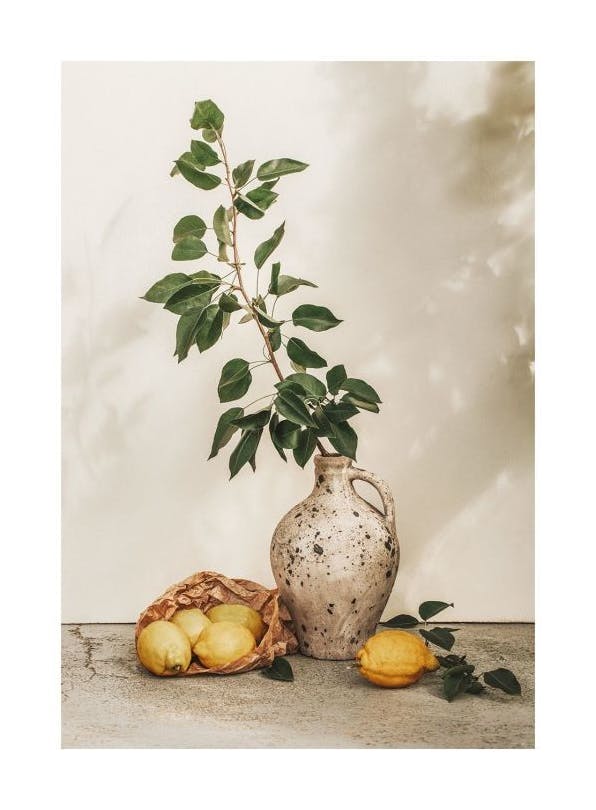 Afternoon Lemons Poster (50x70 cm)
