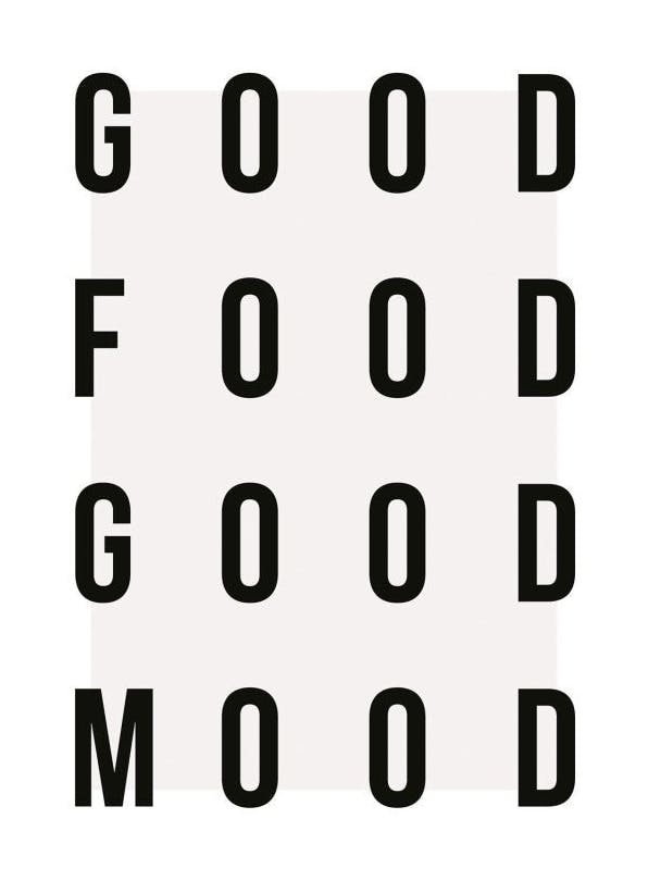 Prints - Good Food Print (50x70 cm) - Typography prints
