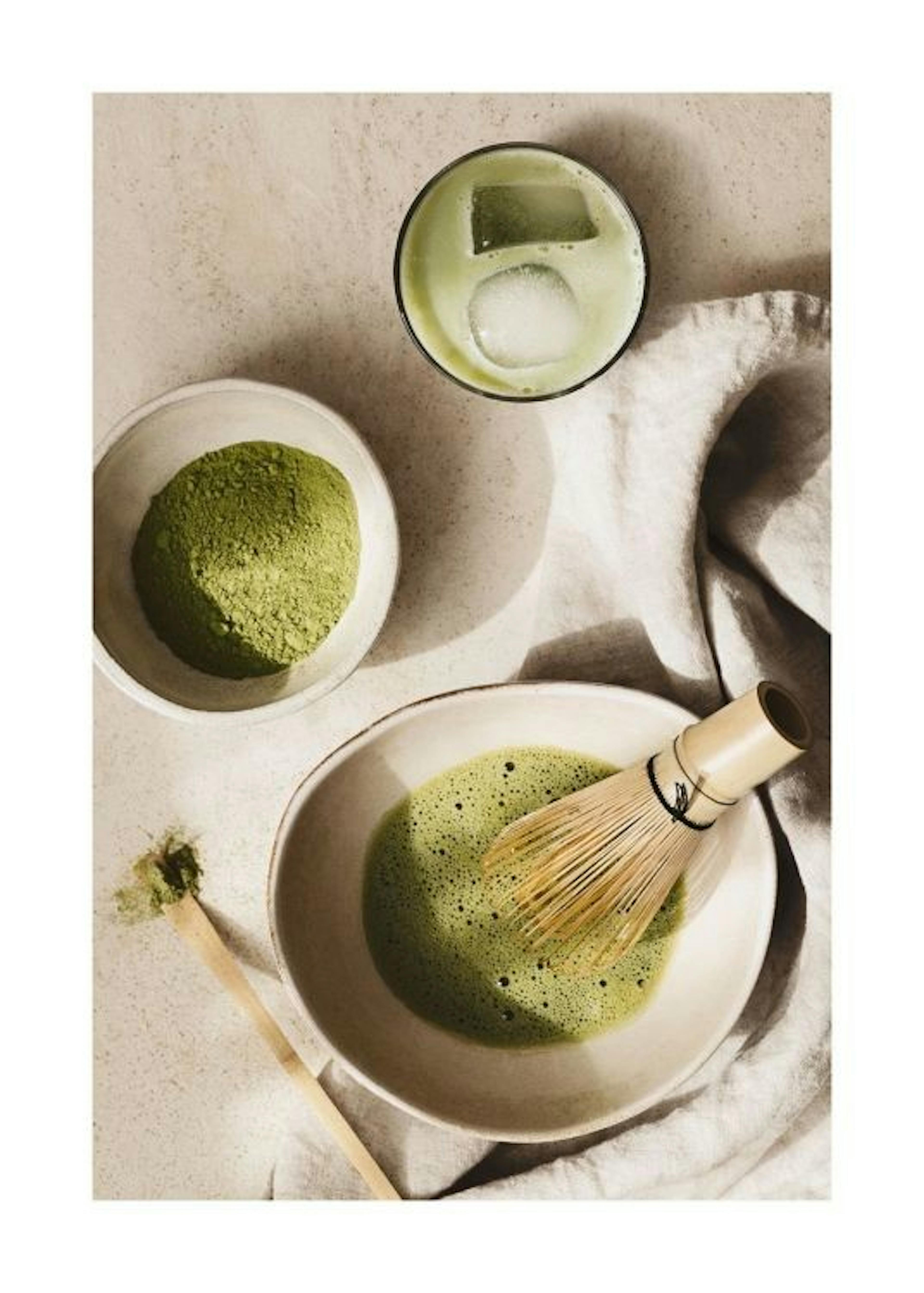 Matcha Powder Print