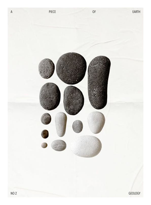 Geology No2 Plakat (50x70 cm)- Minimalizm