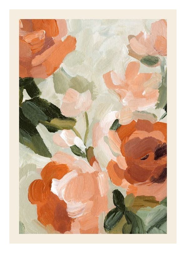 Prints - Soft Rustic Florals No2 Print (21x30 cm) - Paintings