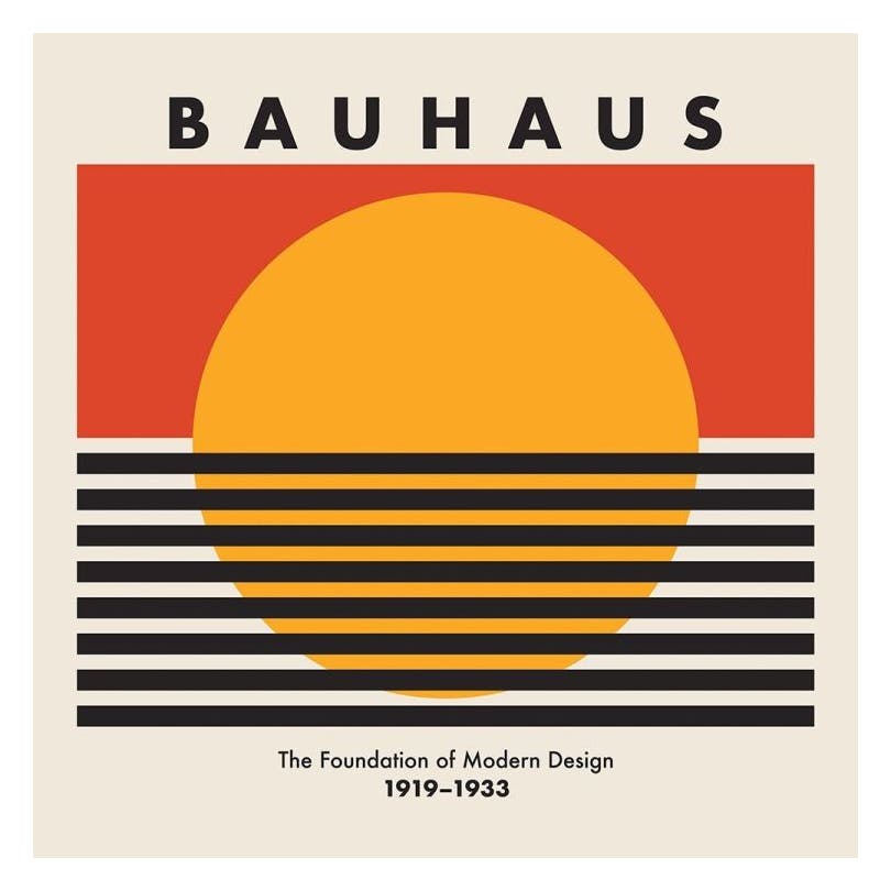 Prints - Bauhaus Sunset Print (50x50 cm) - Bauhaus Posters