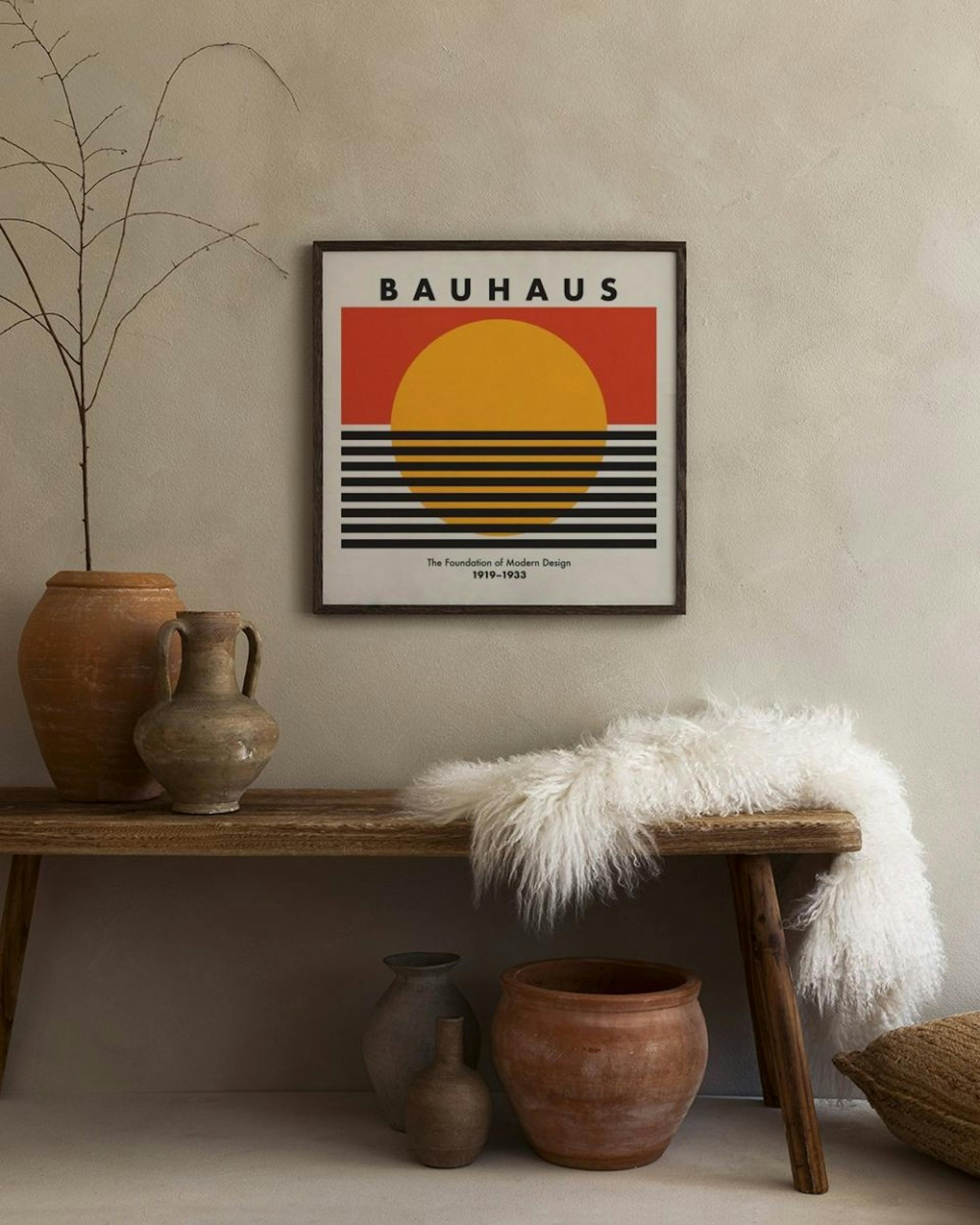 Bauhaus Sunset Plakát