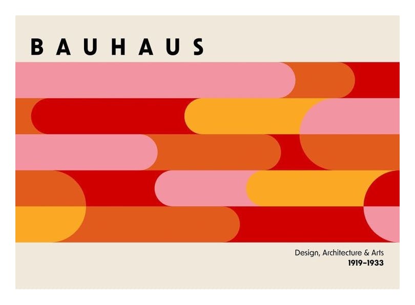 Bauhaus Capsules Poster (30x40 cm)- Bauhaus Poster