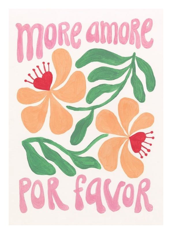 More Amore Por Favor Print (50x70 cm)