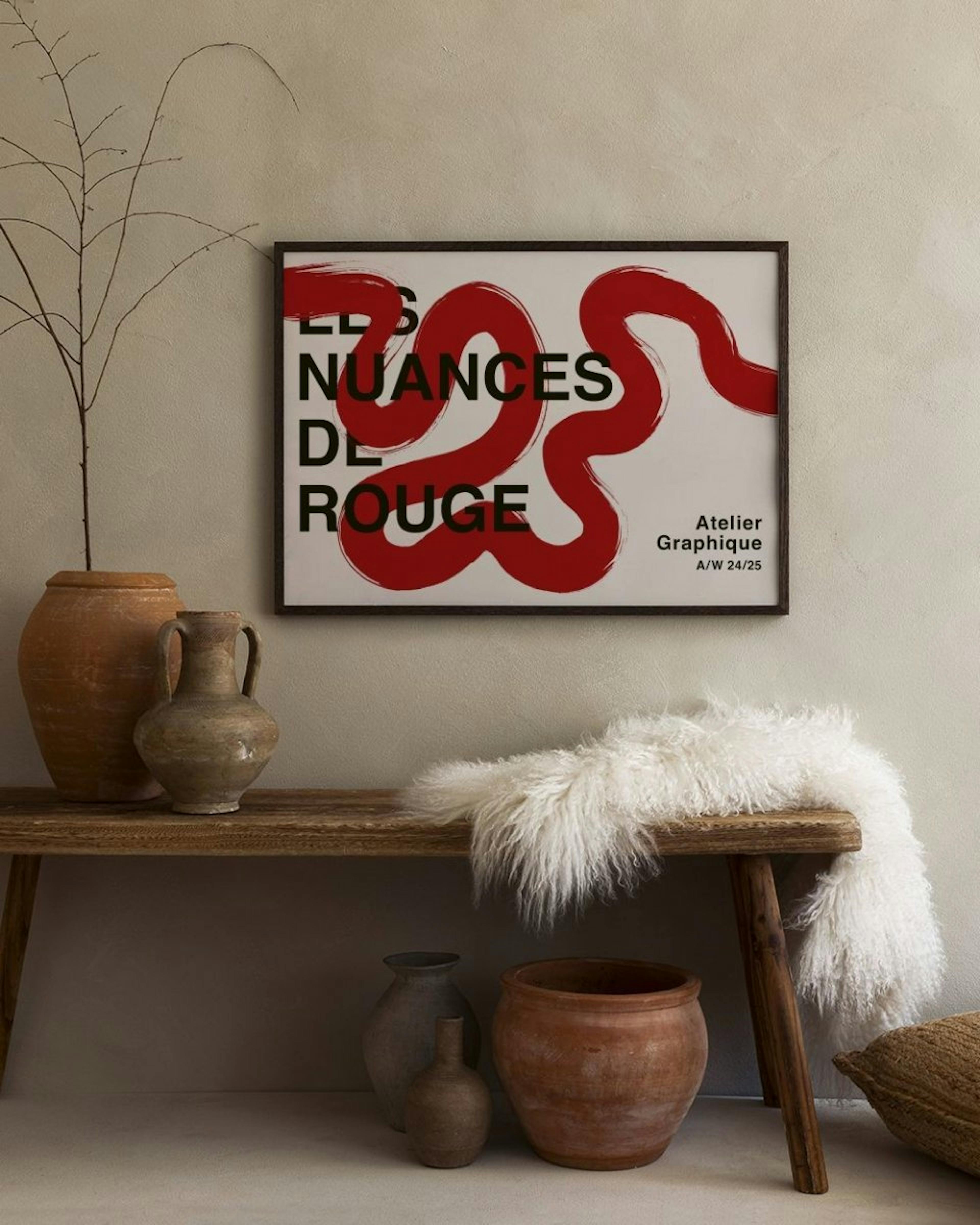 Les Nuances De Rouge Print