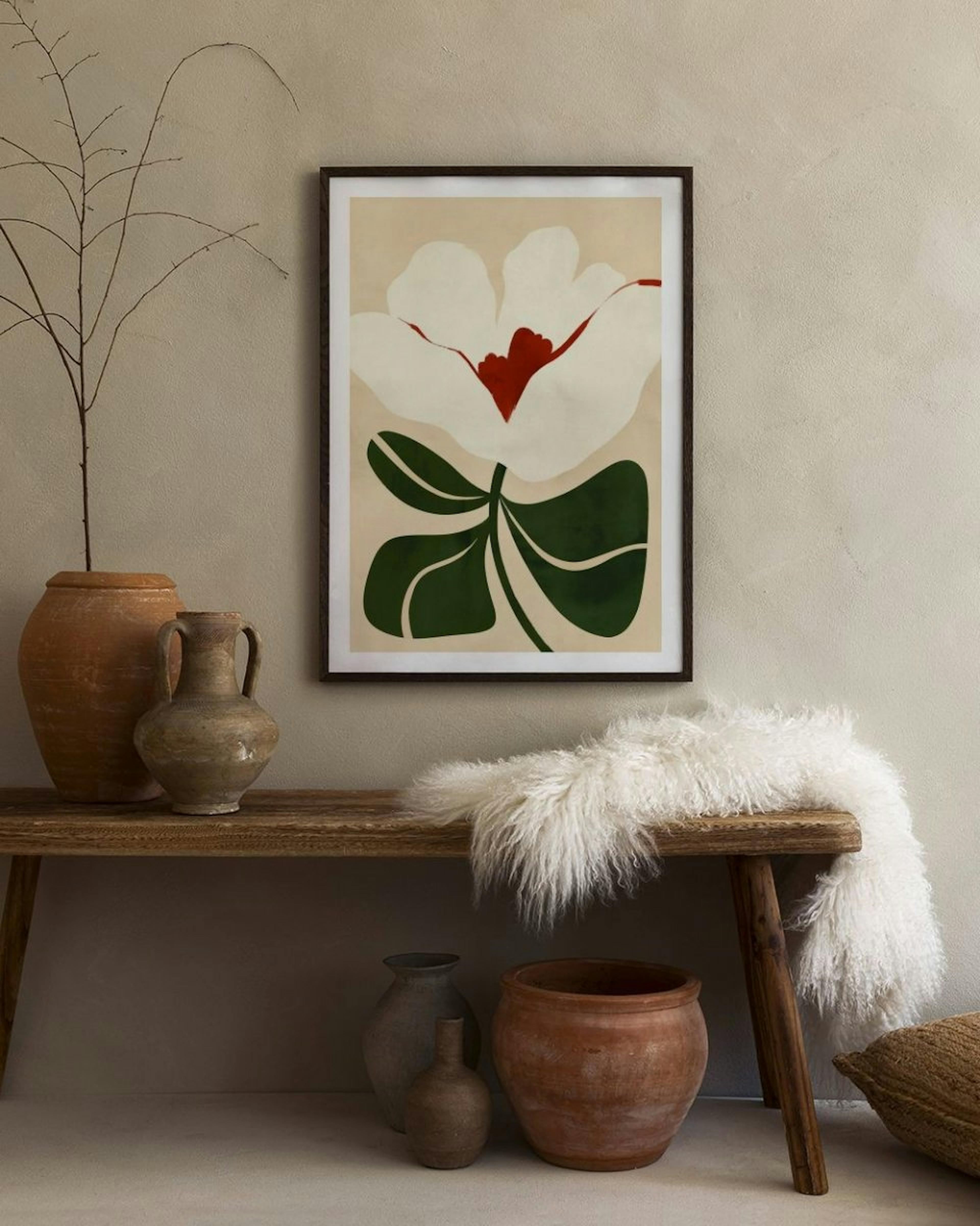 Illustrated Floral Poster