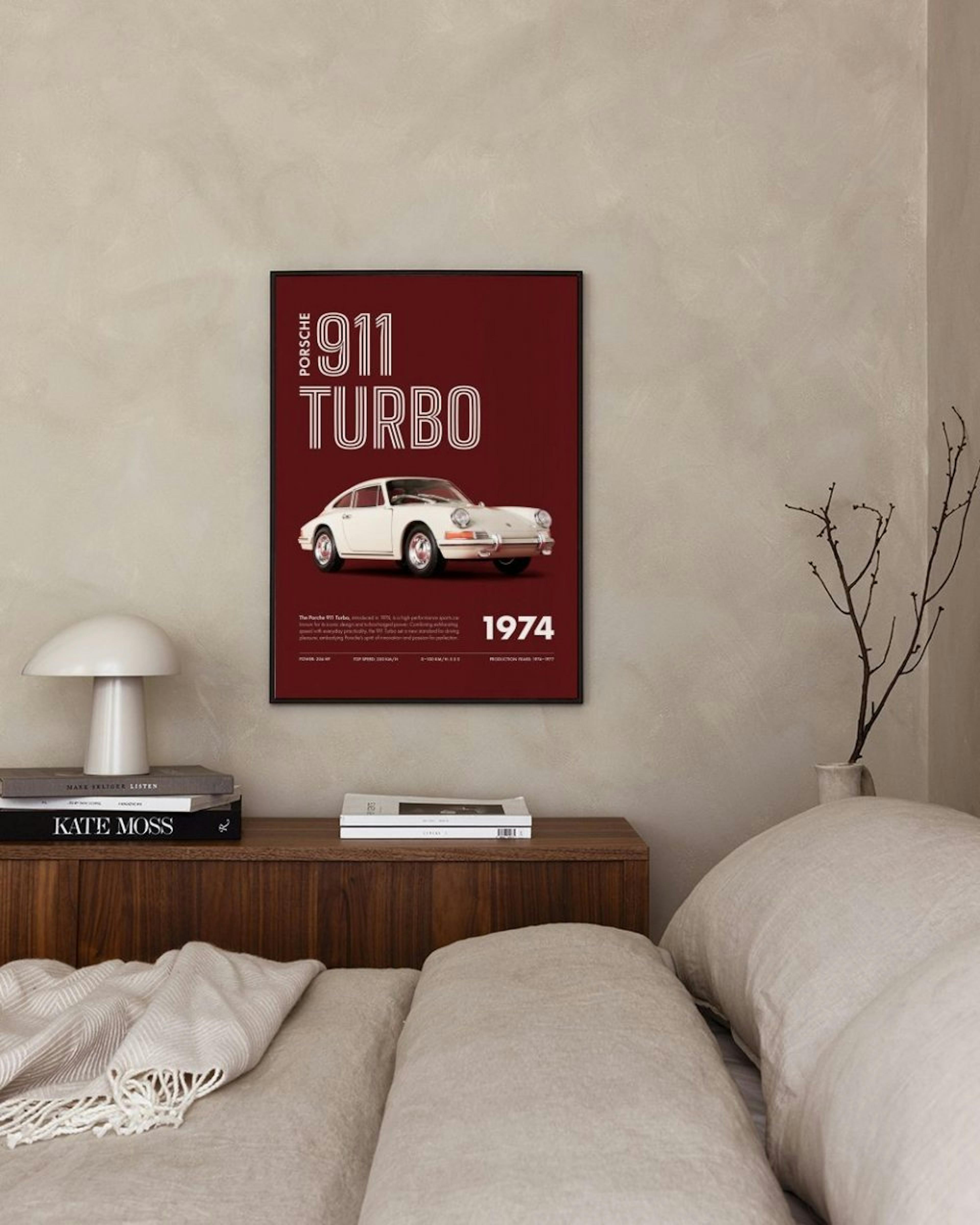 911 Turbo Red Print