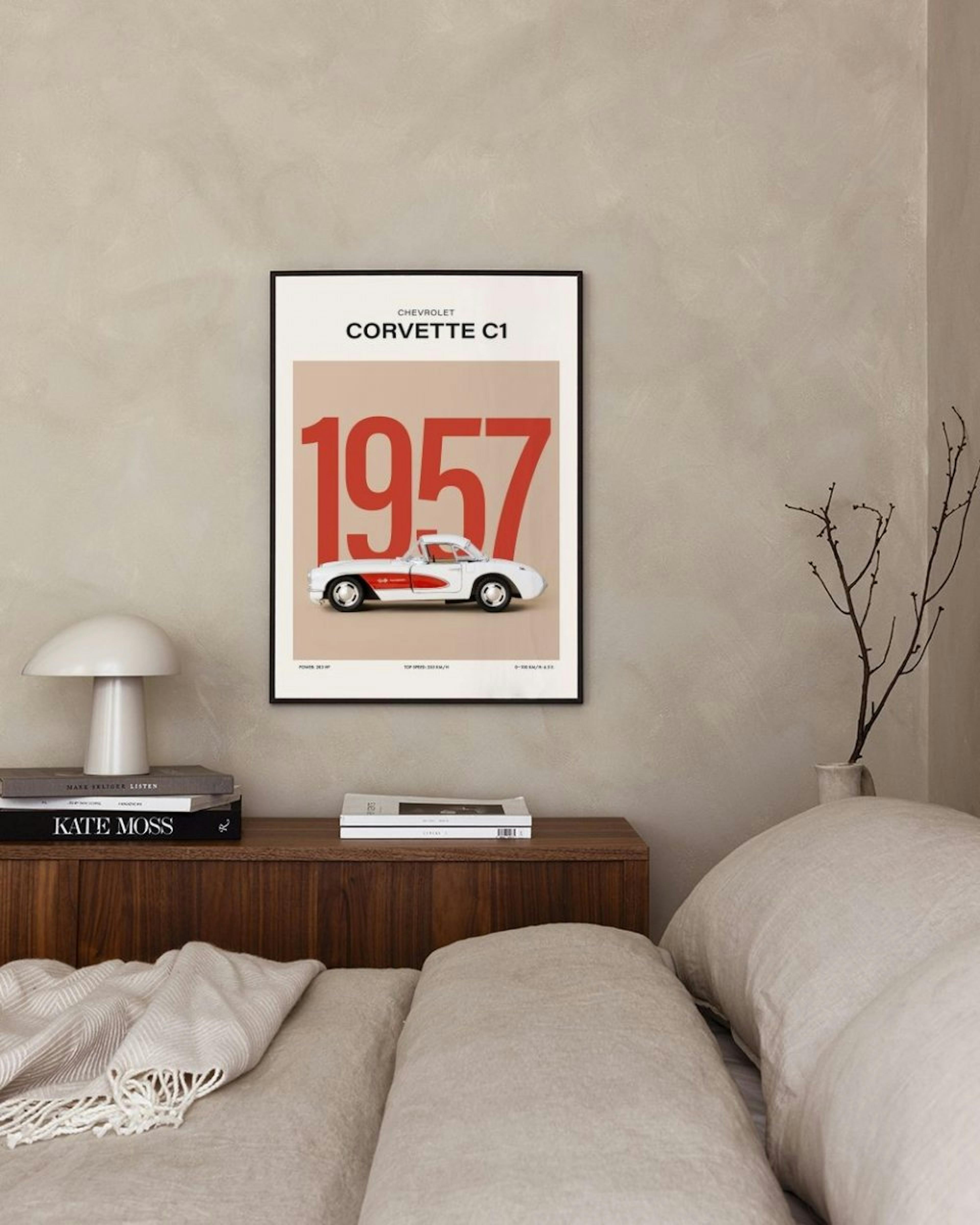 Corvette C1 Affiche