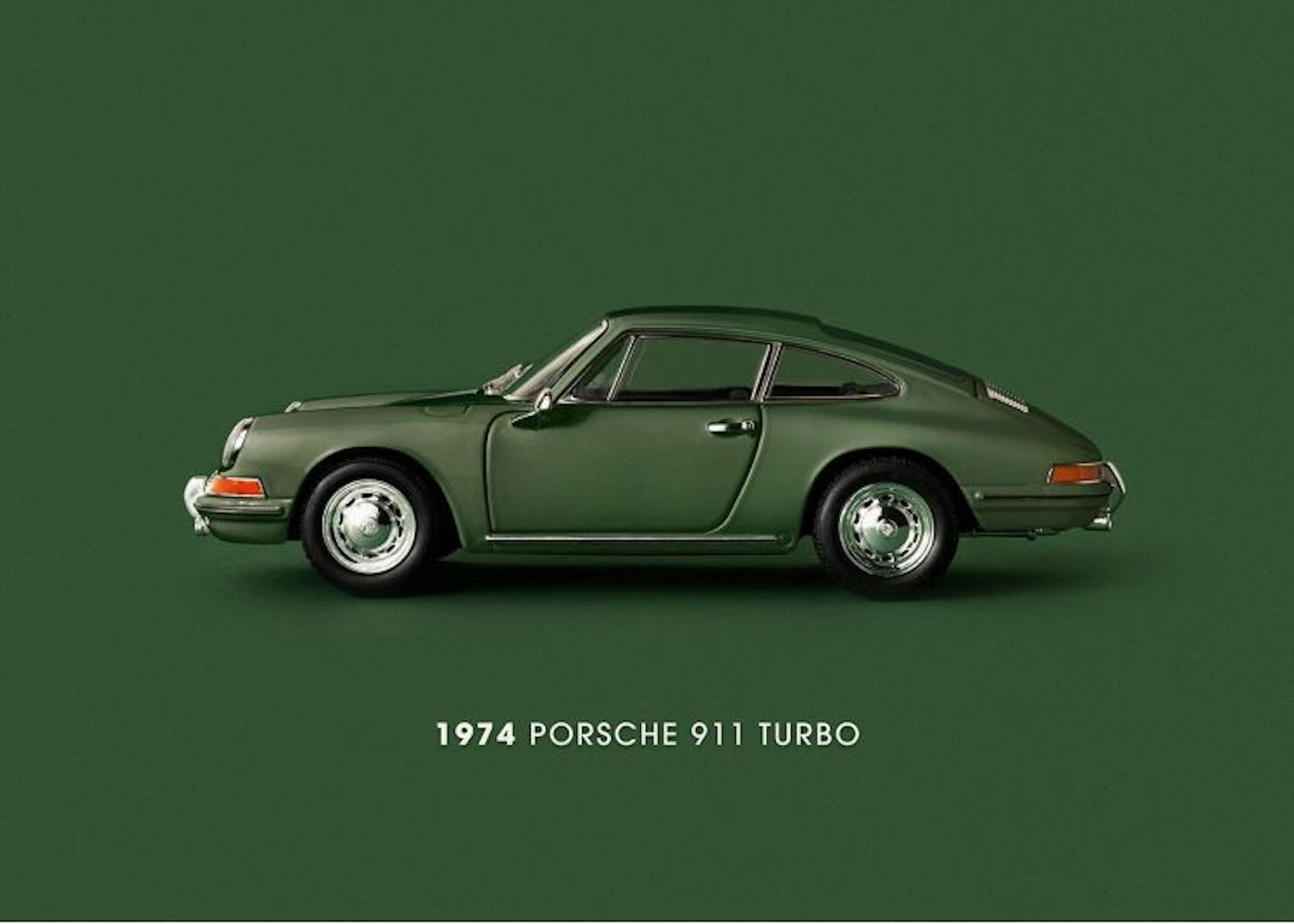 911 Turbo Green Poster 0