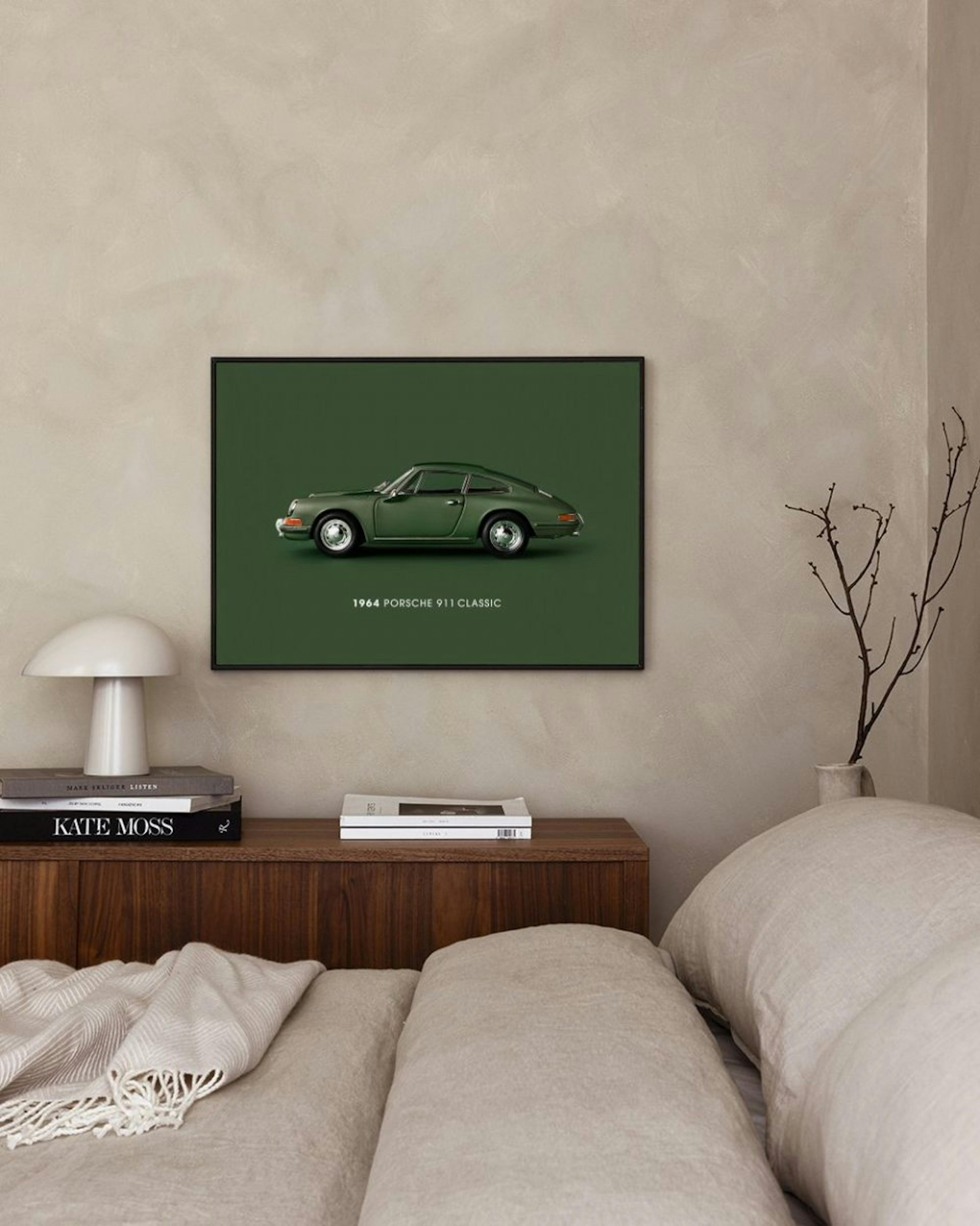 911 Classic Green Print