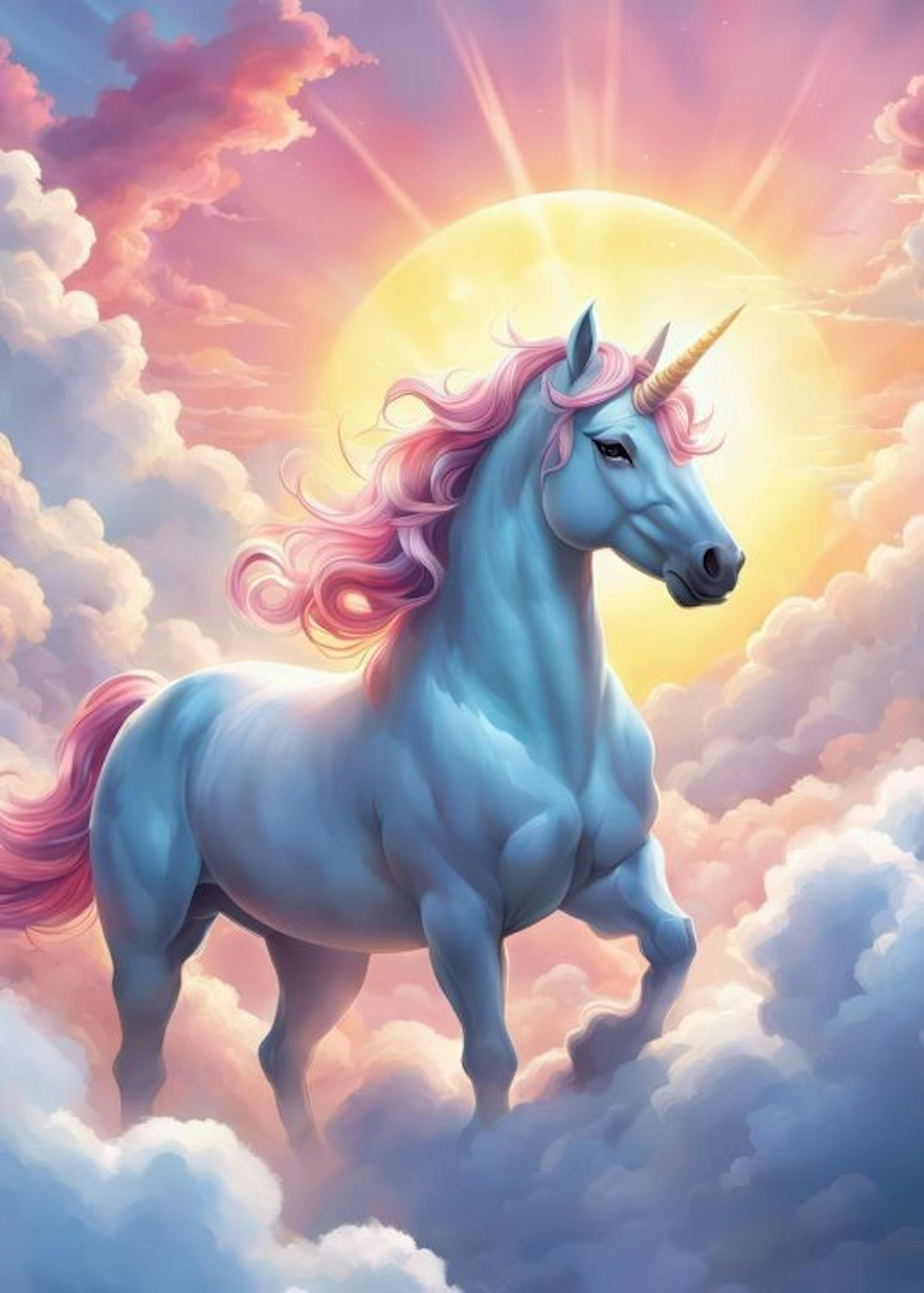 Shimmering Unicorn Plakat