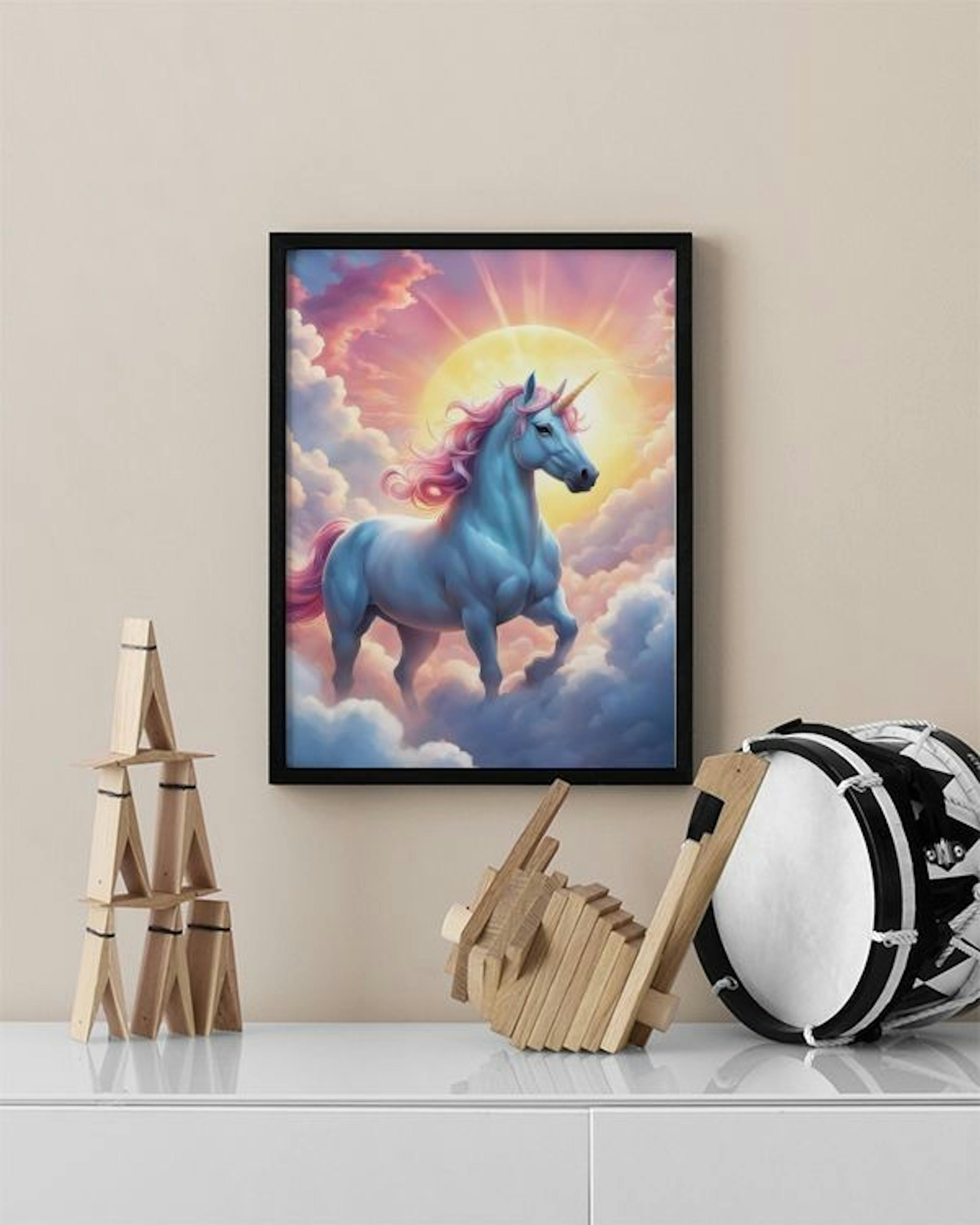 Shimmering Unicorn Plakat