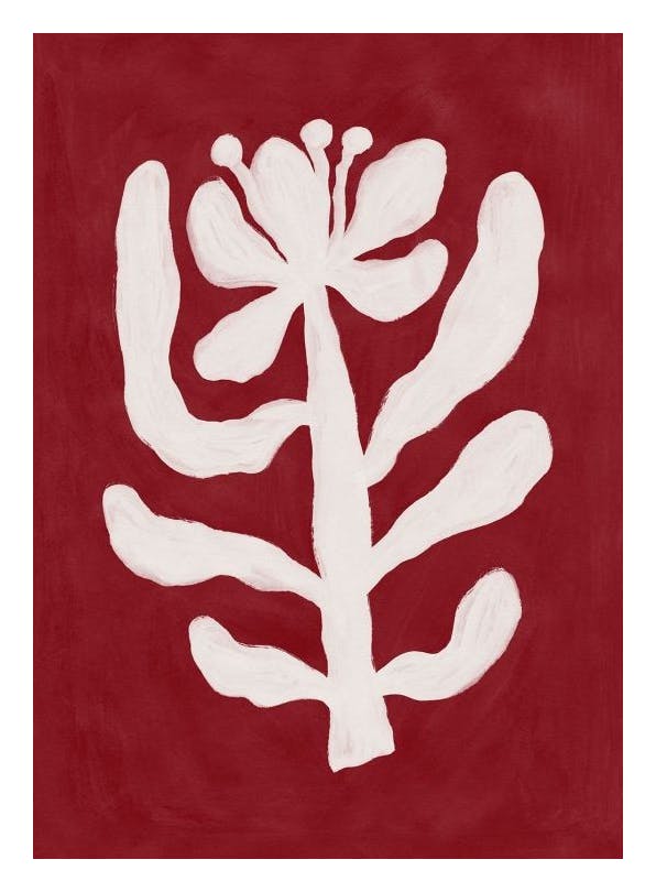 Prints - Rustic Flower Print (50x70 cm) - Illustration prints