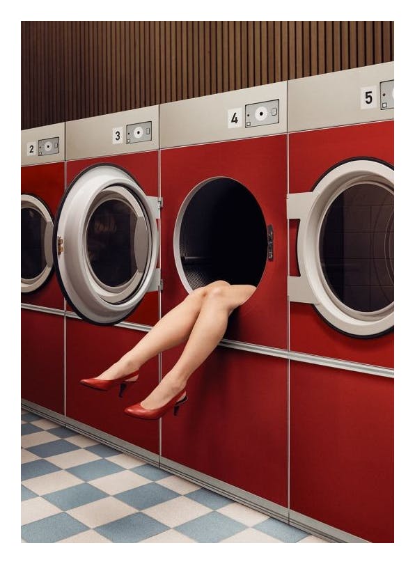 At the Laundromat Poster (30x40 cm)