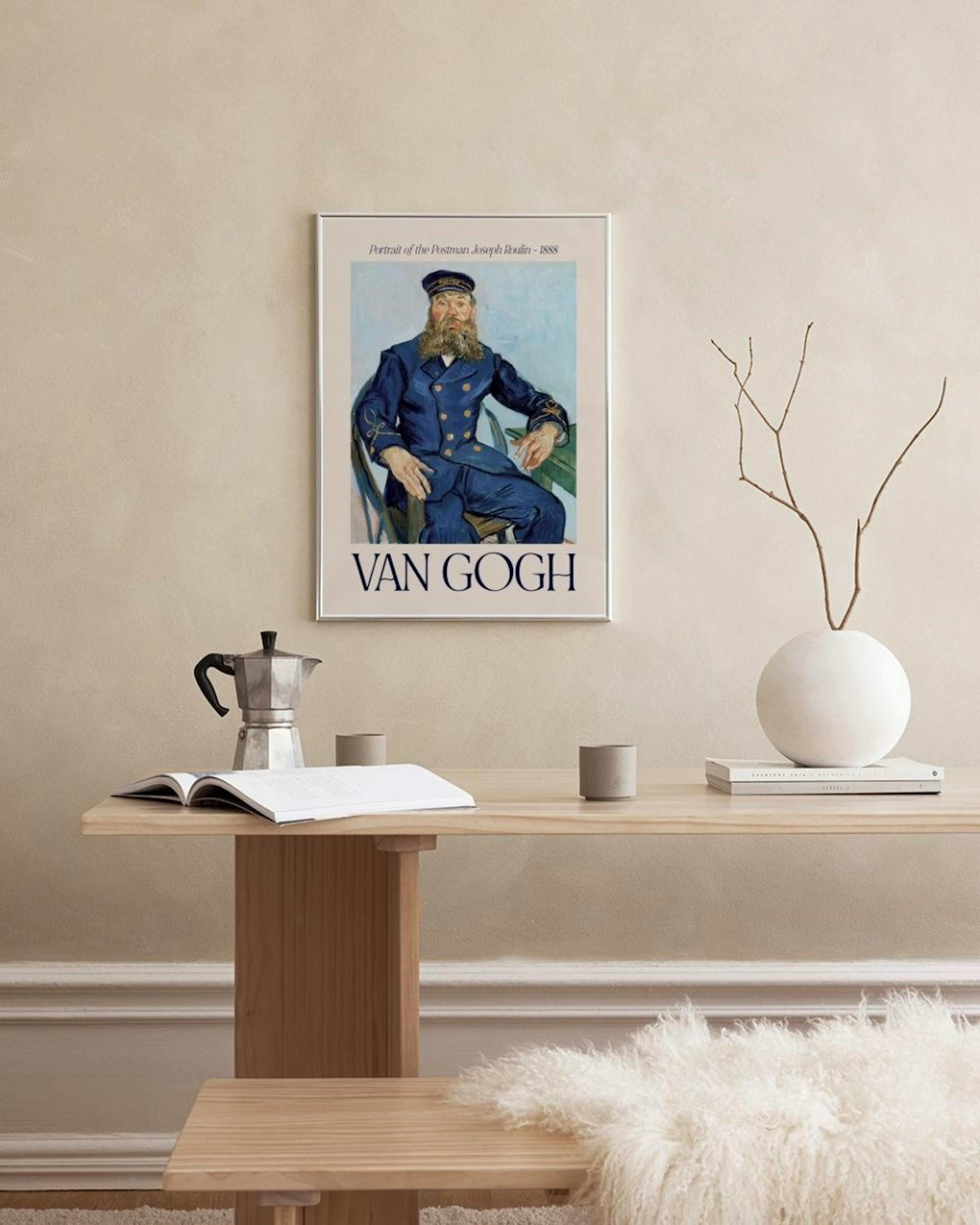 Van Gogh - Portrait of the Postman Joseph Roulin Poster