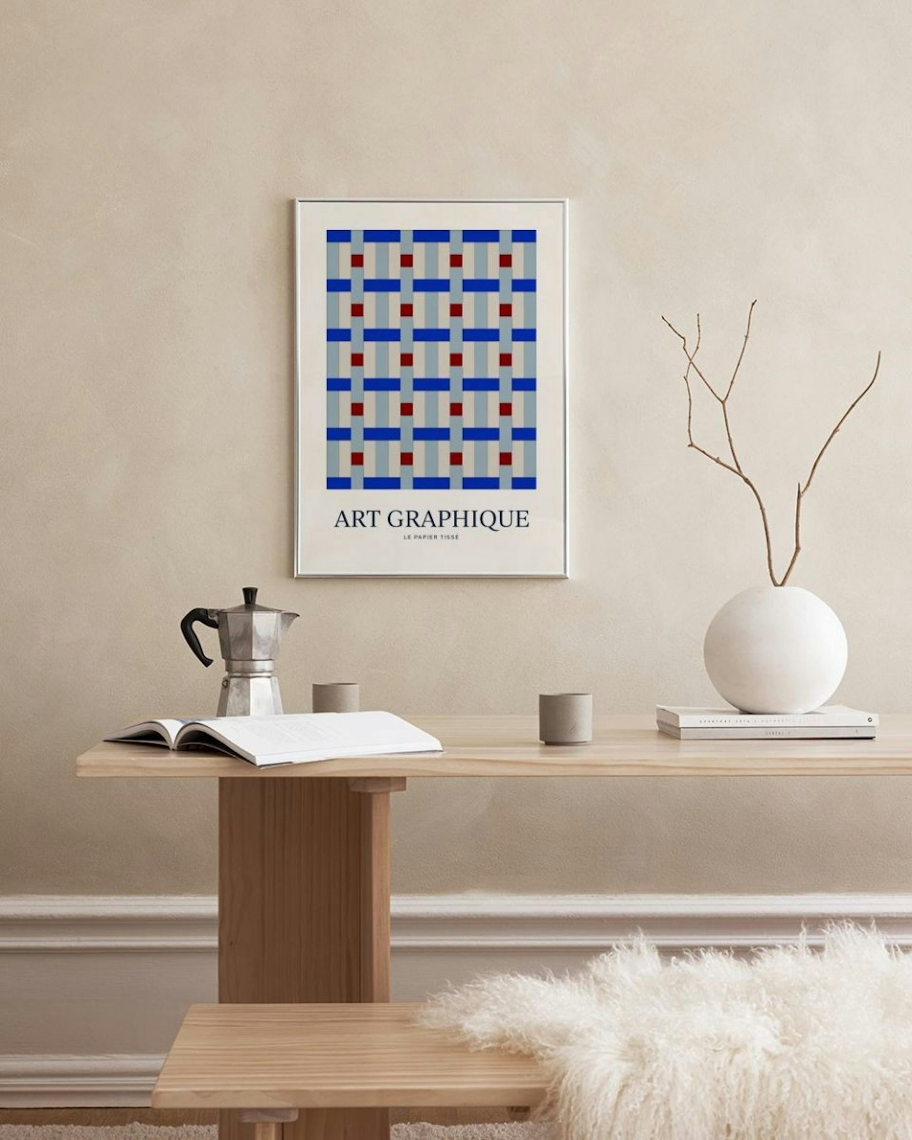 Woven Graphic Art Plakat