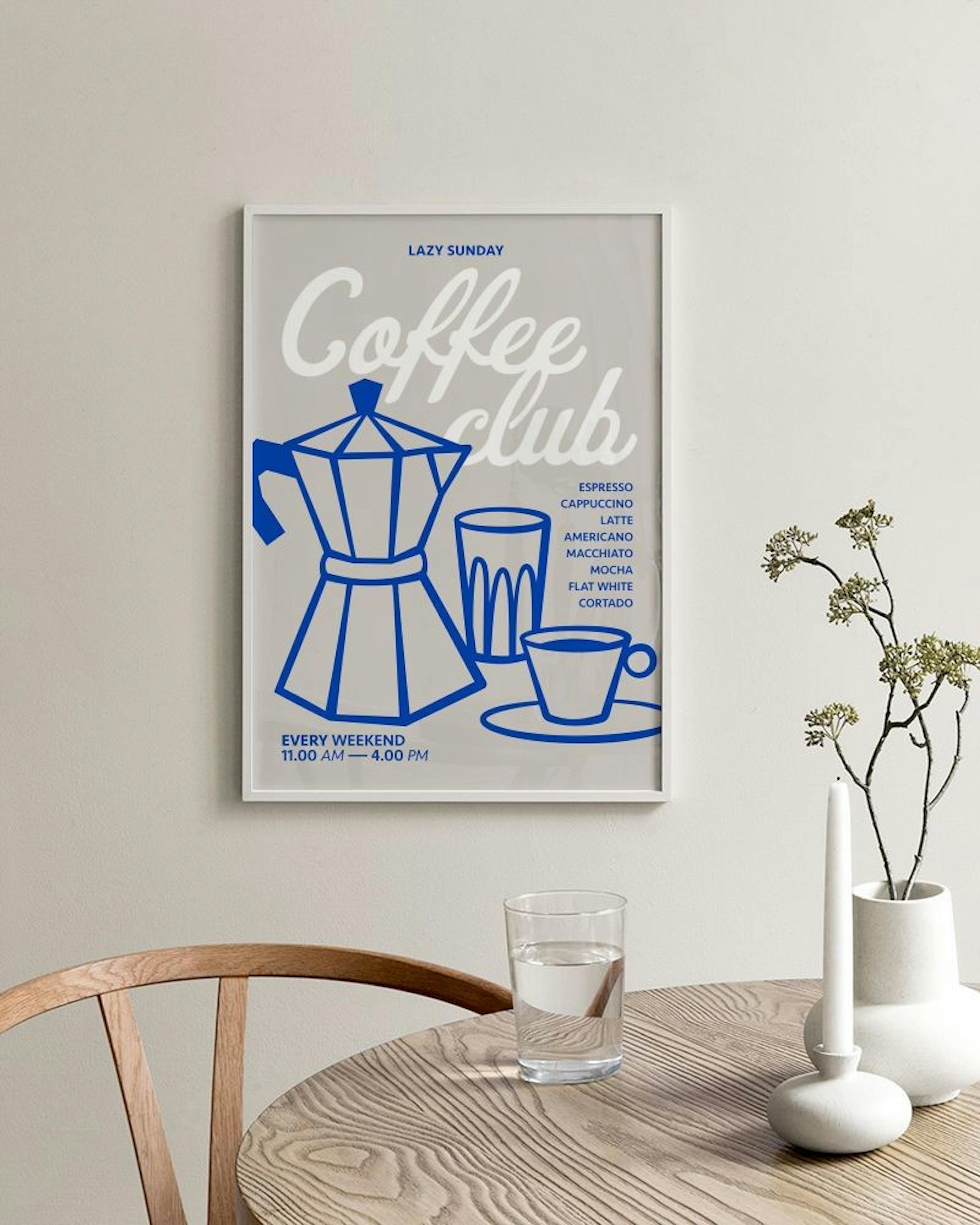 Coffee Club Plakat