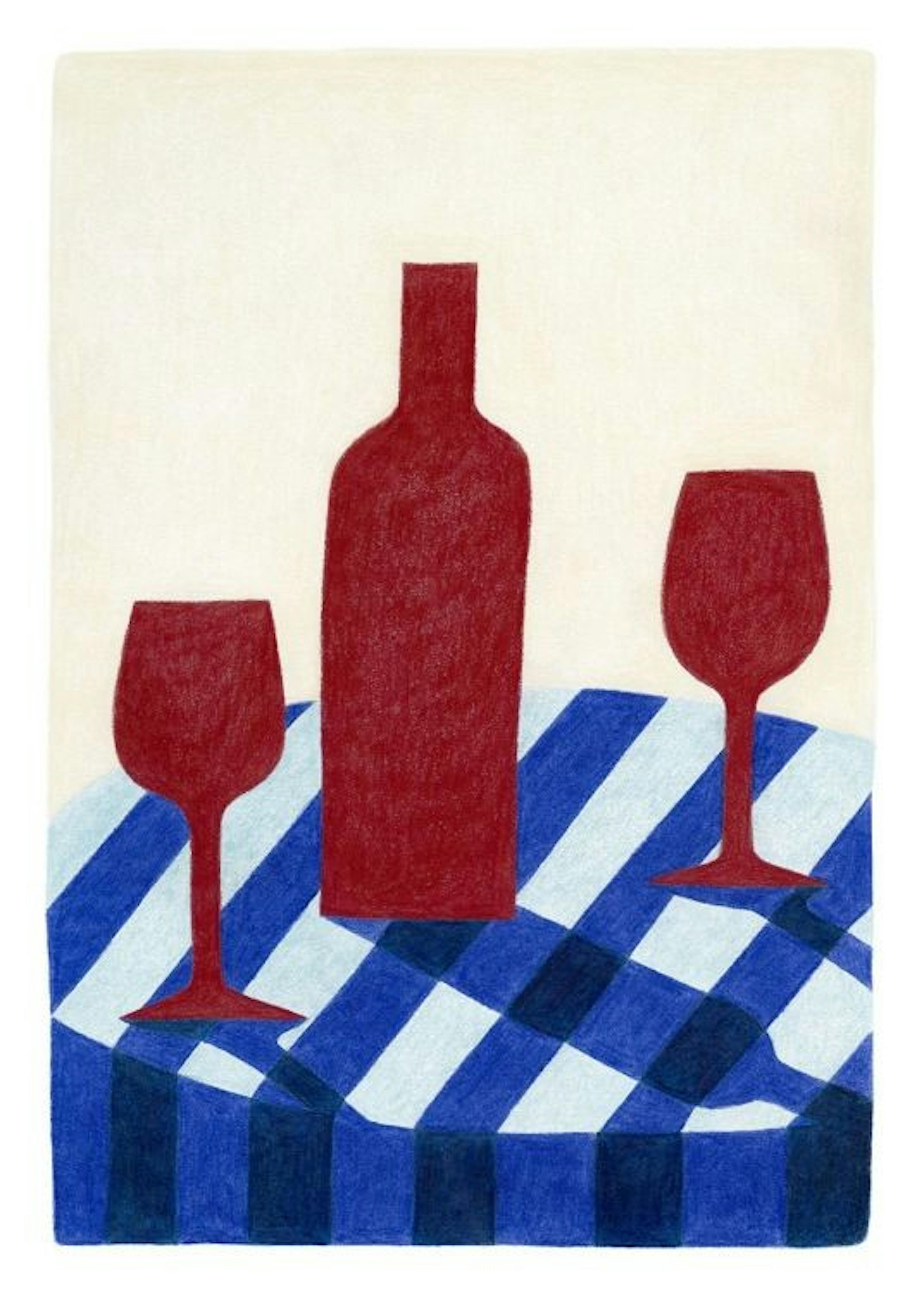 Red Wine for Two Poster