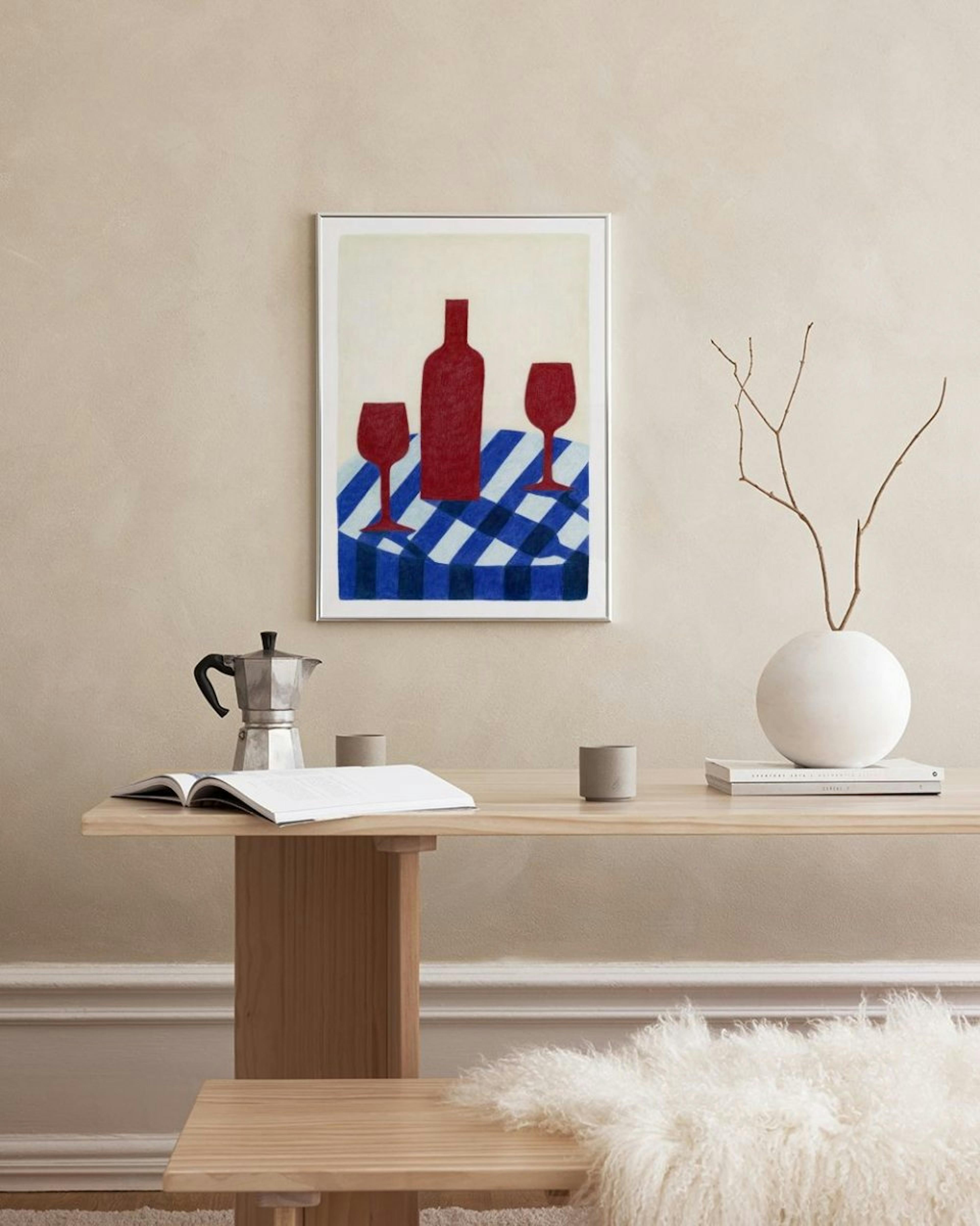 Red Wine for Two Poster