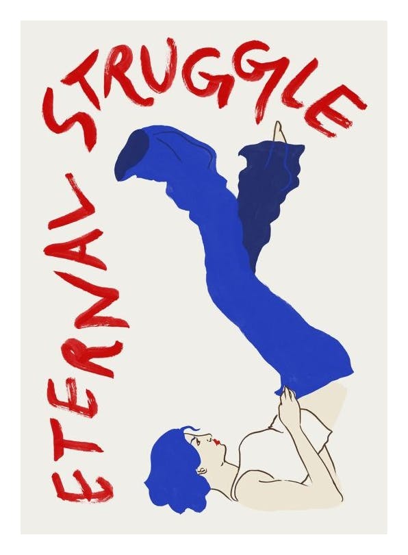 Eternal Struggle Poster (30x40 cm)- Arte grafica e poster