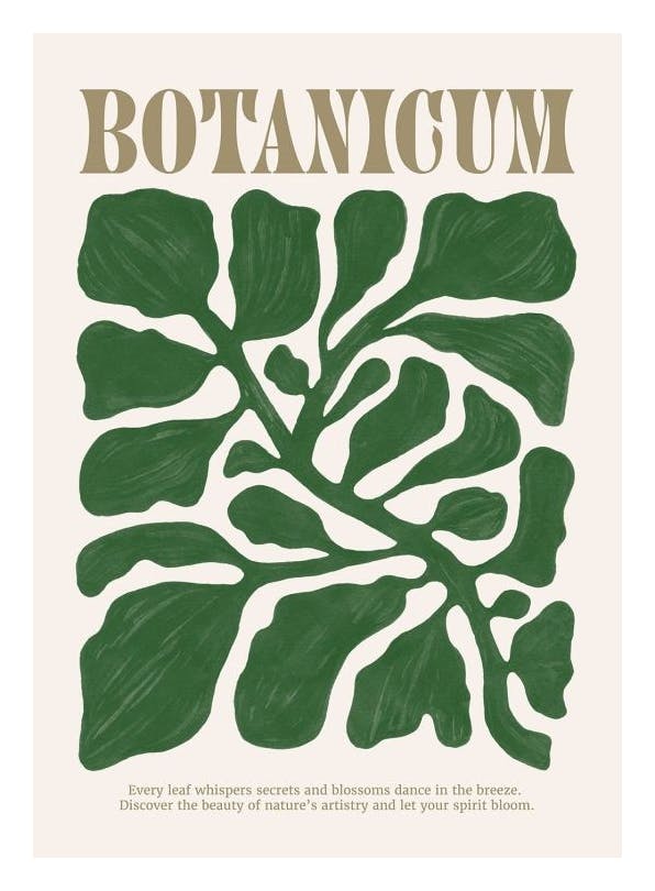 Botanicum Poster (50x70 cm) - Grafische posters
