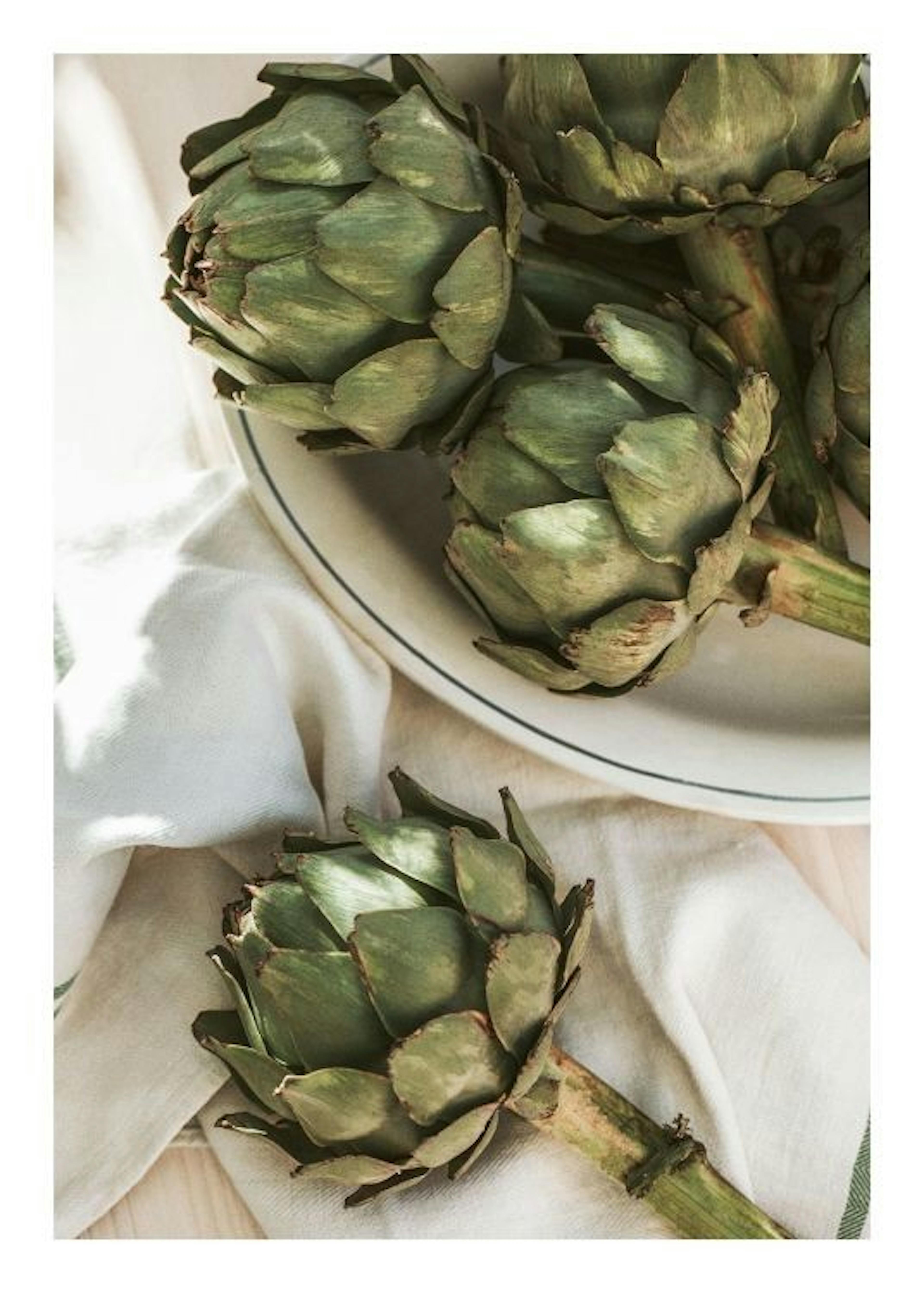 Artichoke in Sunlight Affiche