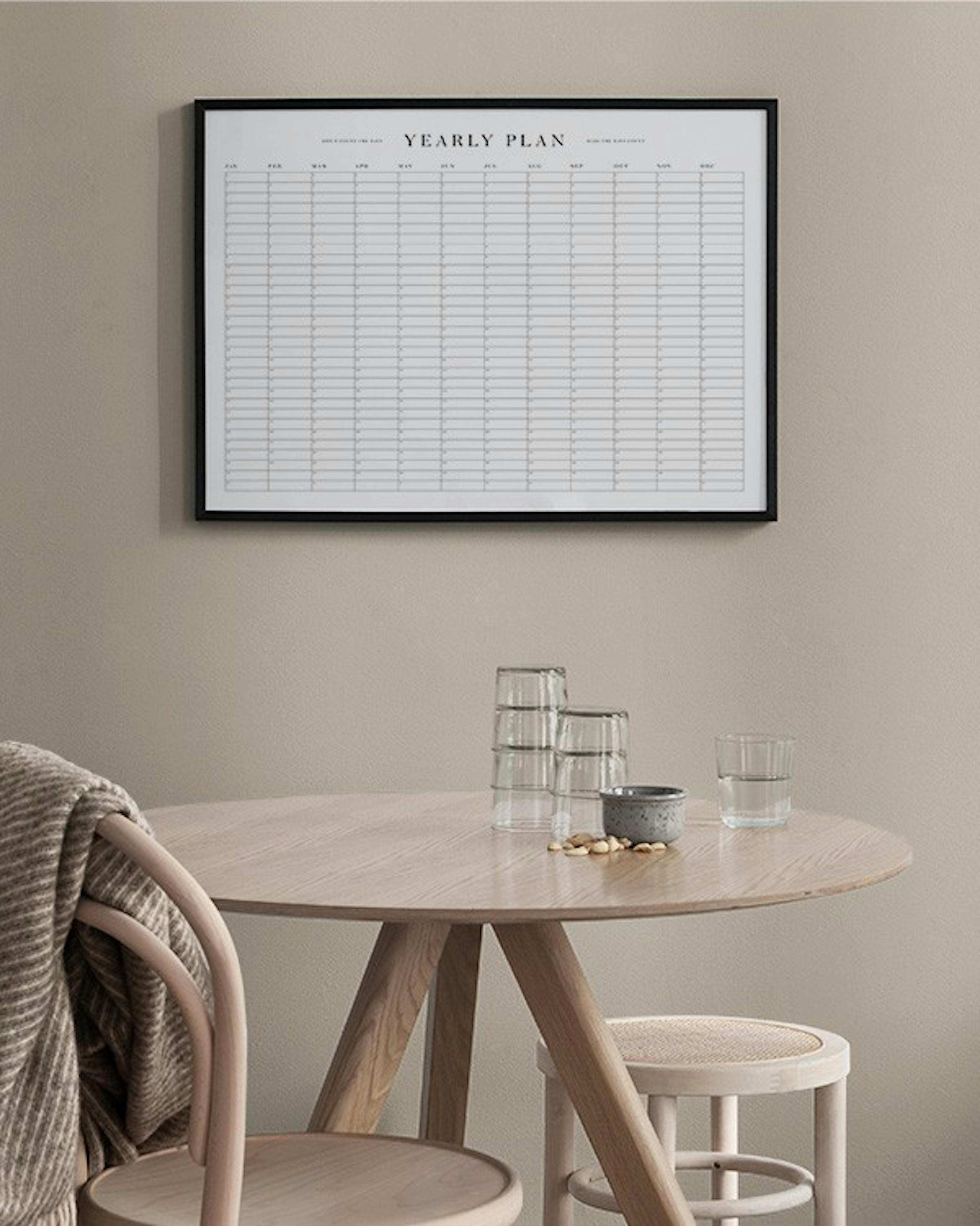 Yearly Planner Affiche