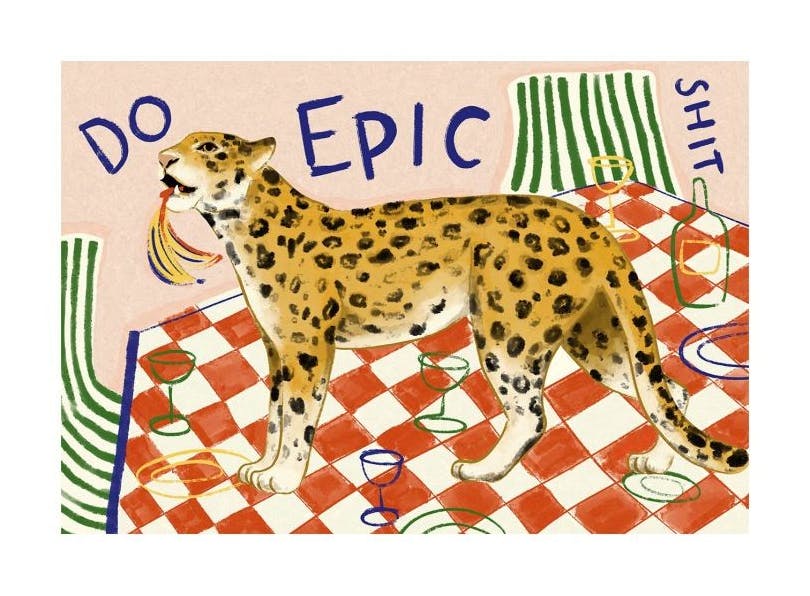 Prints - Ain’t No House Cat Print (50x70 cm) - Illustration prints