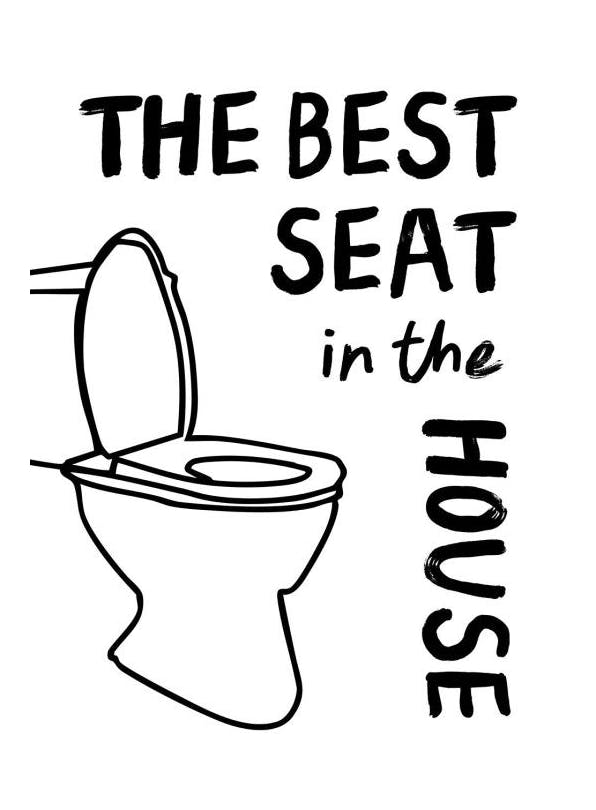 The Best Seat in the House Affiche (21x30 cm) - Affiches d'humour