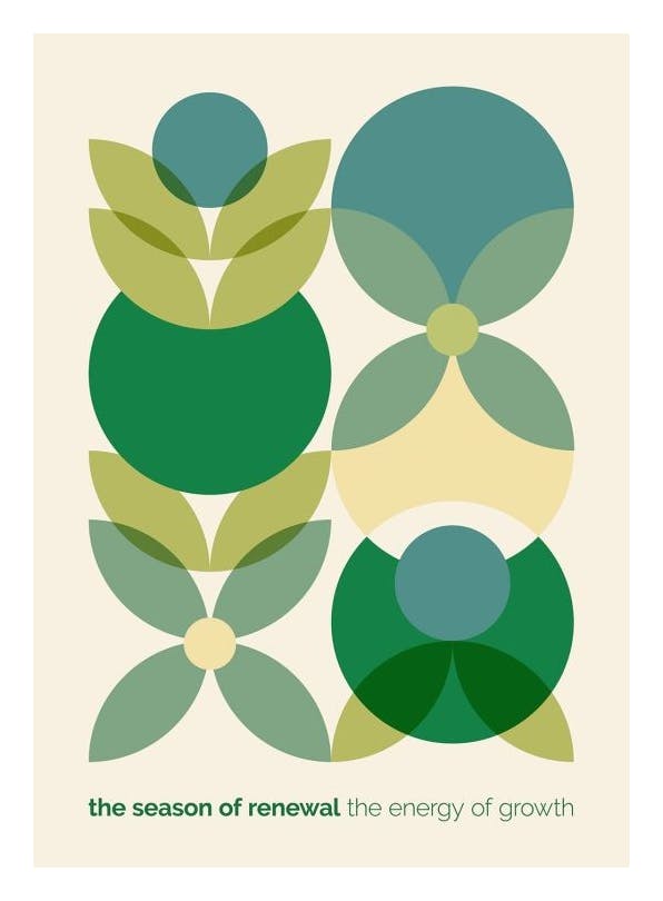 The Season of Renewal Plakat (30x40 cm)- Grafiki