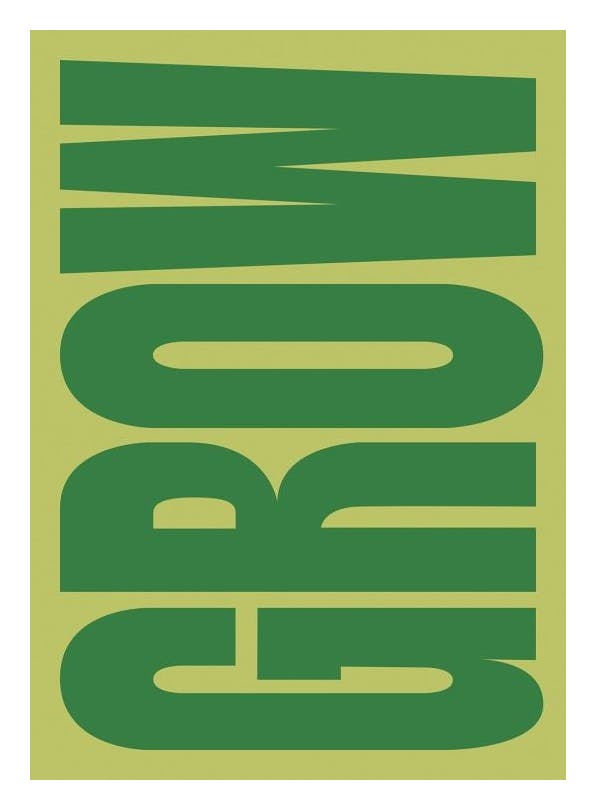 Prints - Grow Print (30x40 cm) - Typography prints