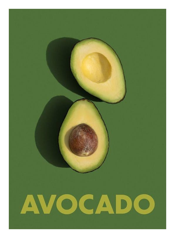 Avocado Poster (30x40 cm)
