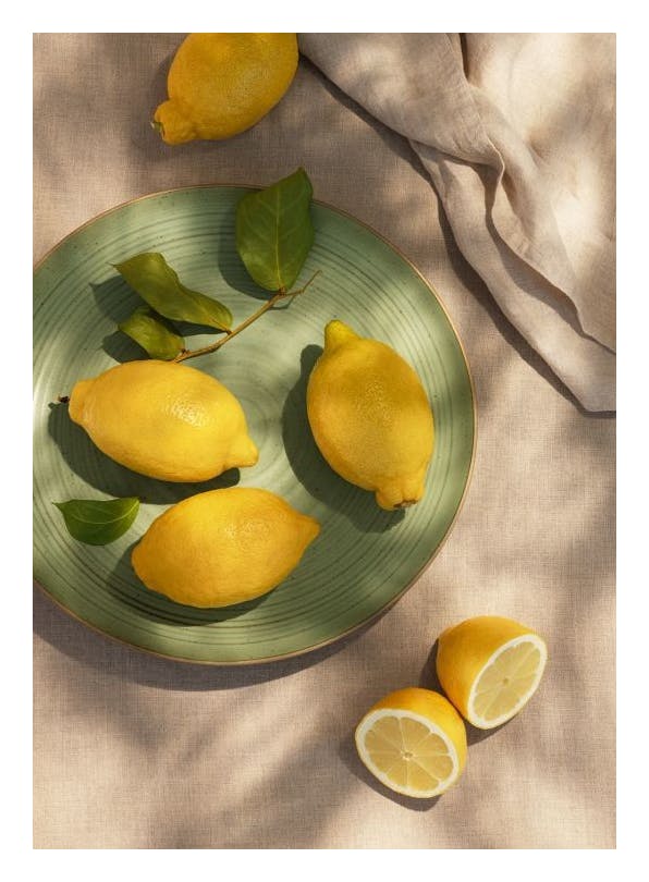 Sun-Ripened Lemons Poster (50x70 cm)