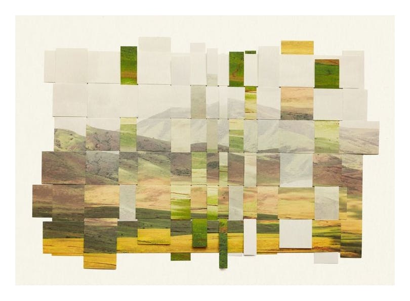 Woven Landscape Poster (30x40 cm)