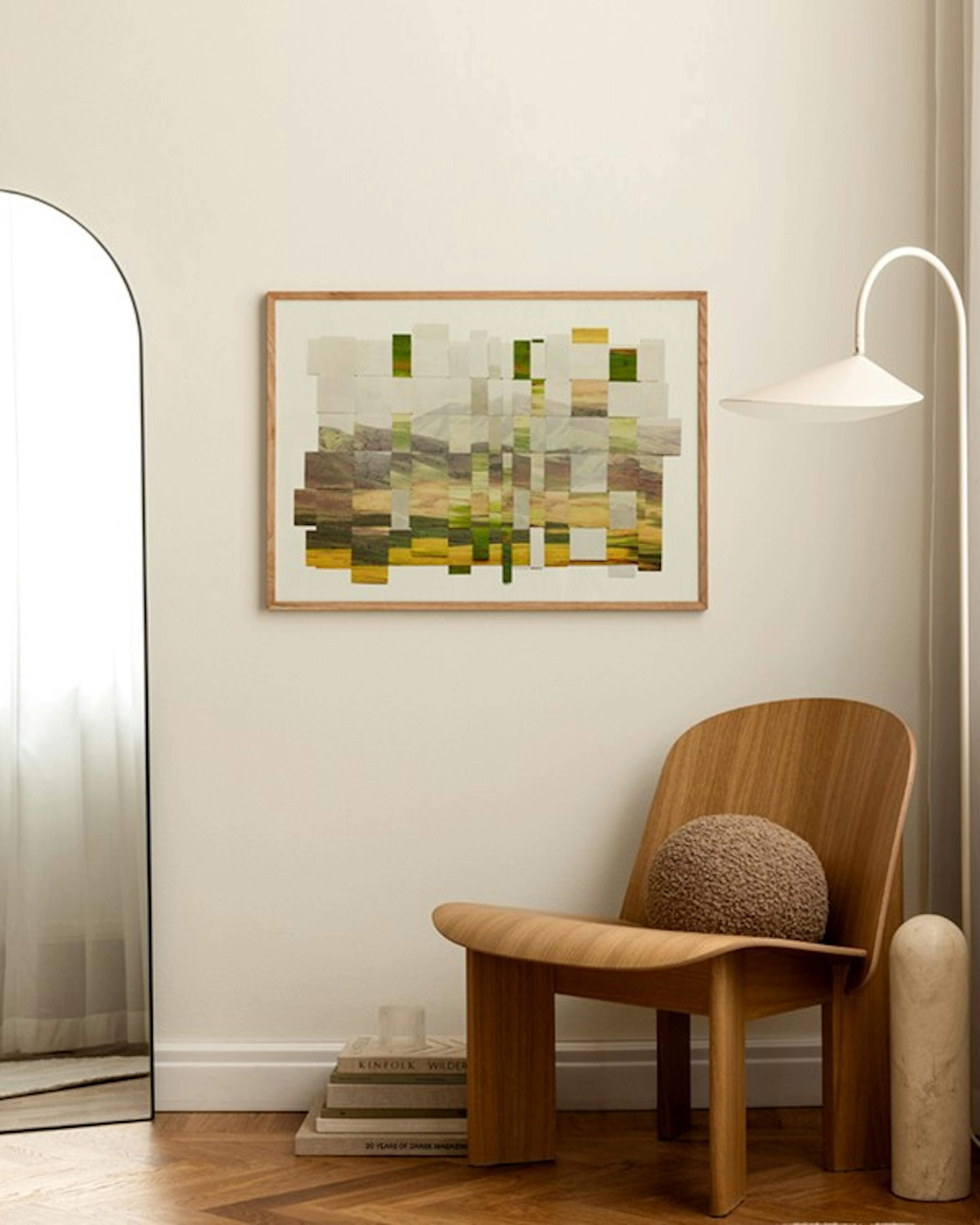 Woven Landscape Poster