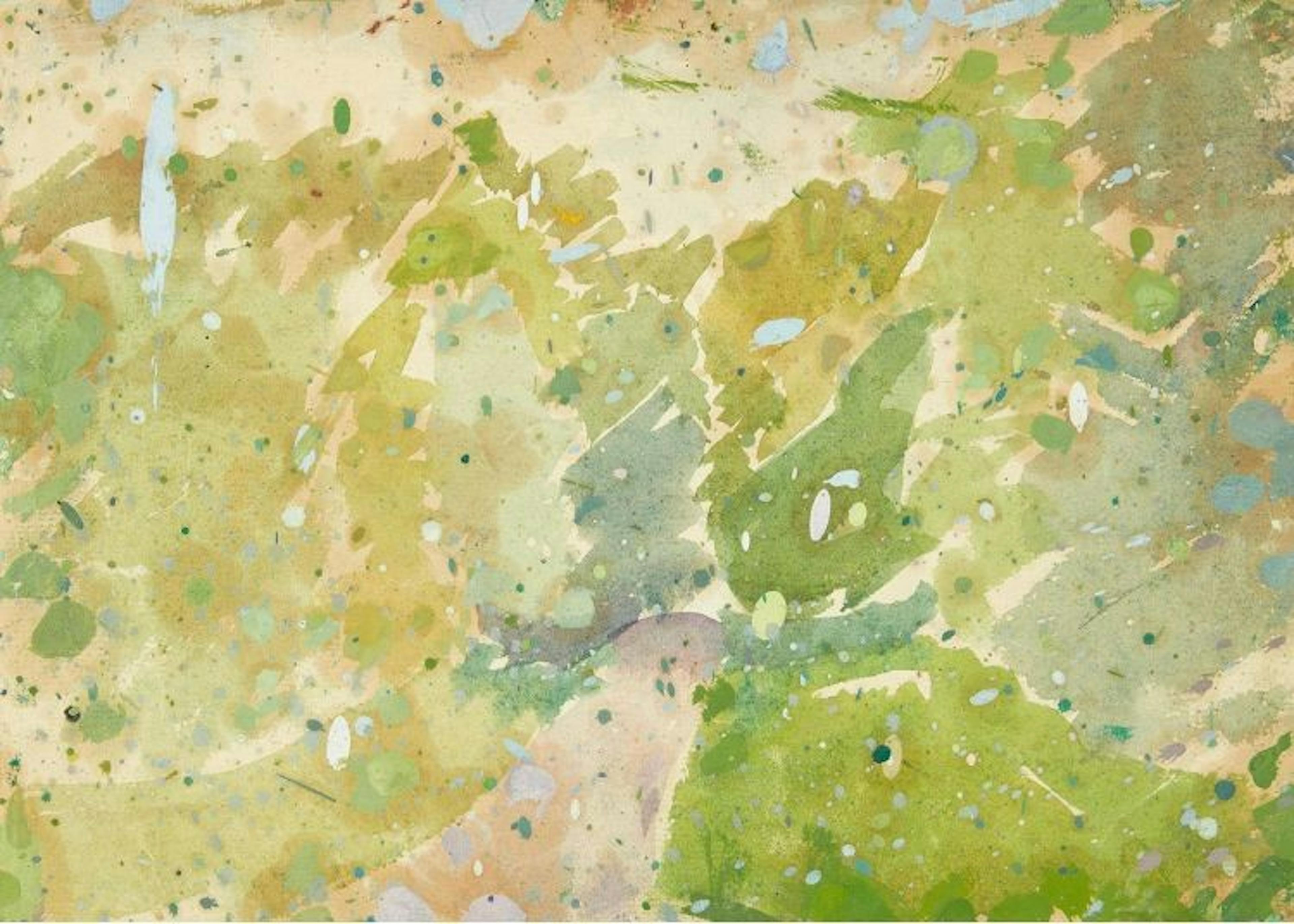 Edvard Weie - Color Study for Road through the Forest Juliste 0