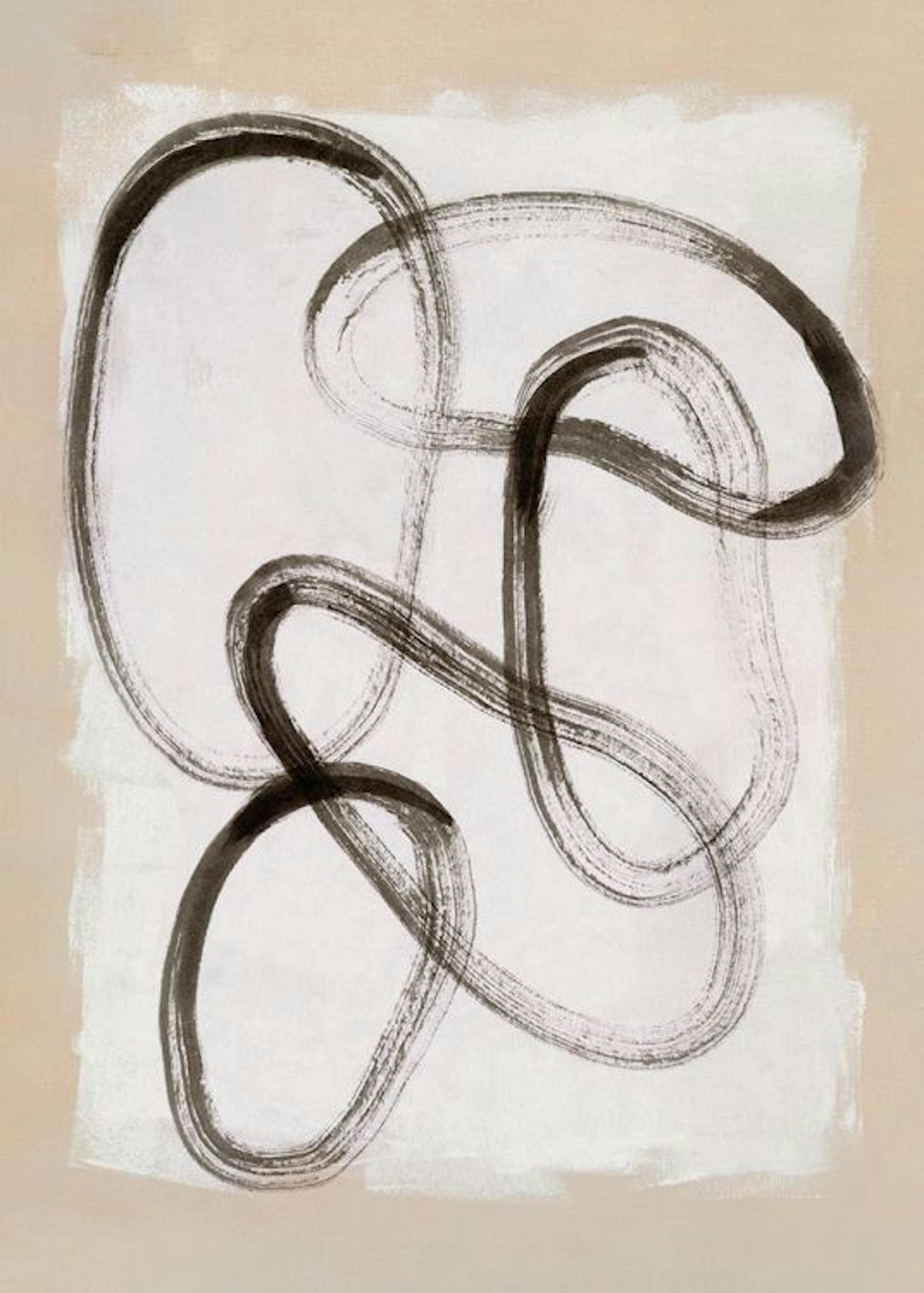 Infinate Brush Strokes Poster