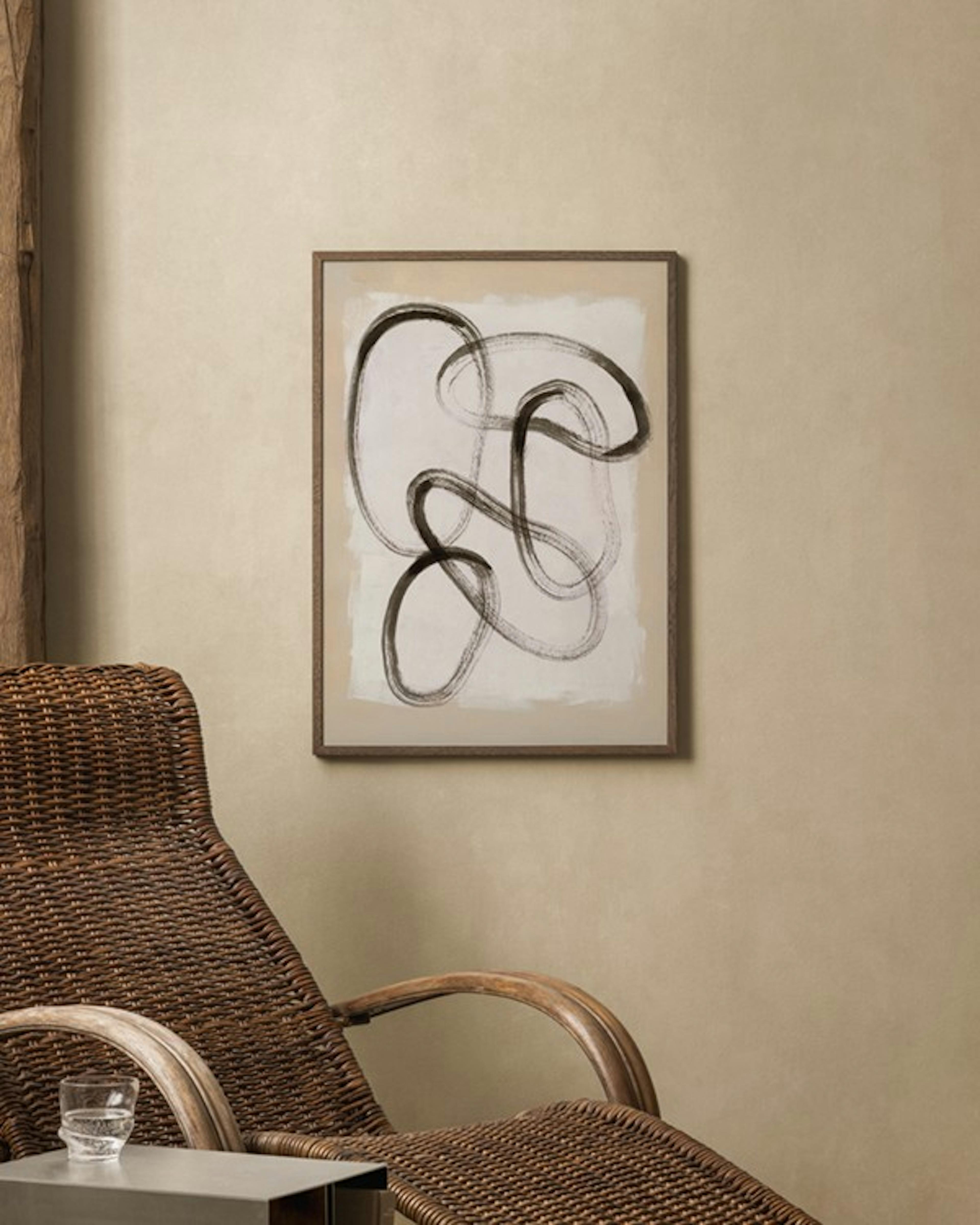 Infinate Brush Strokes Poster