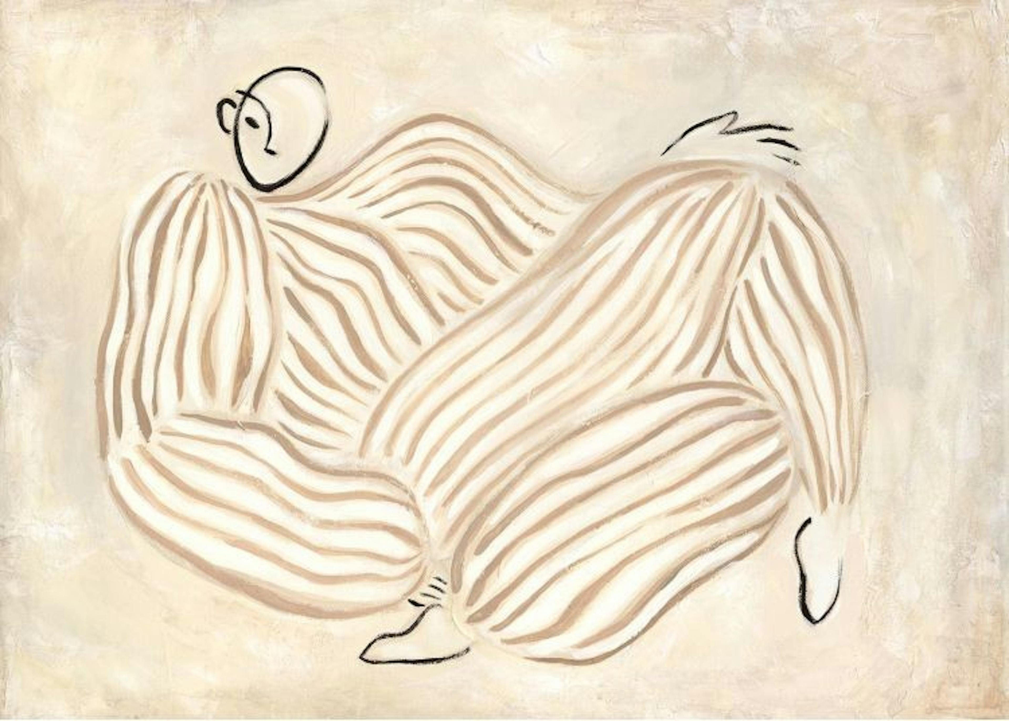 Figure in Beige Plagát 0