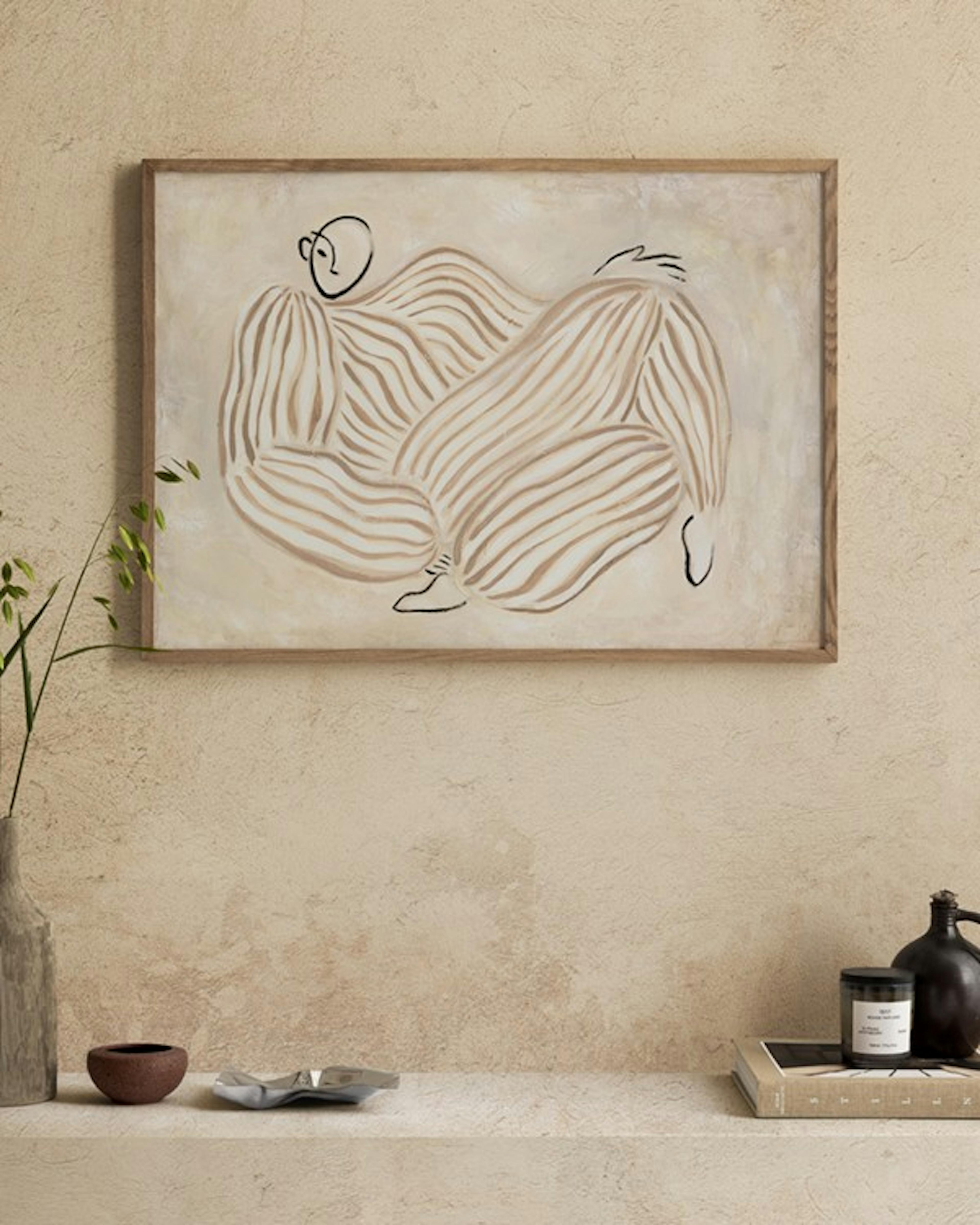 Figure in Beige Affiche