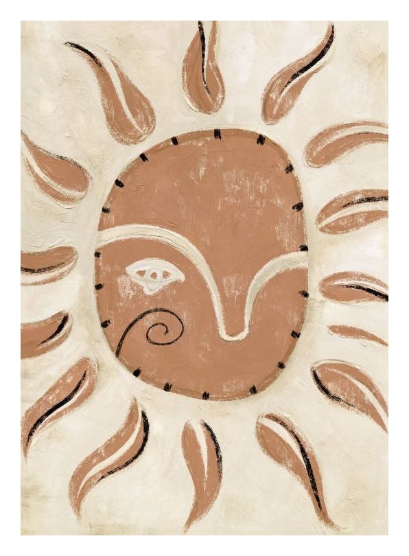 Eye of the Sun Poster (21x30 cm) - Schilderijen