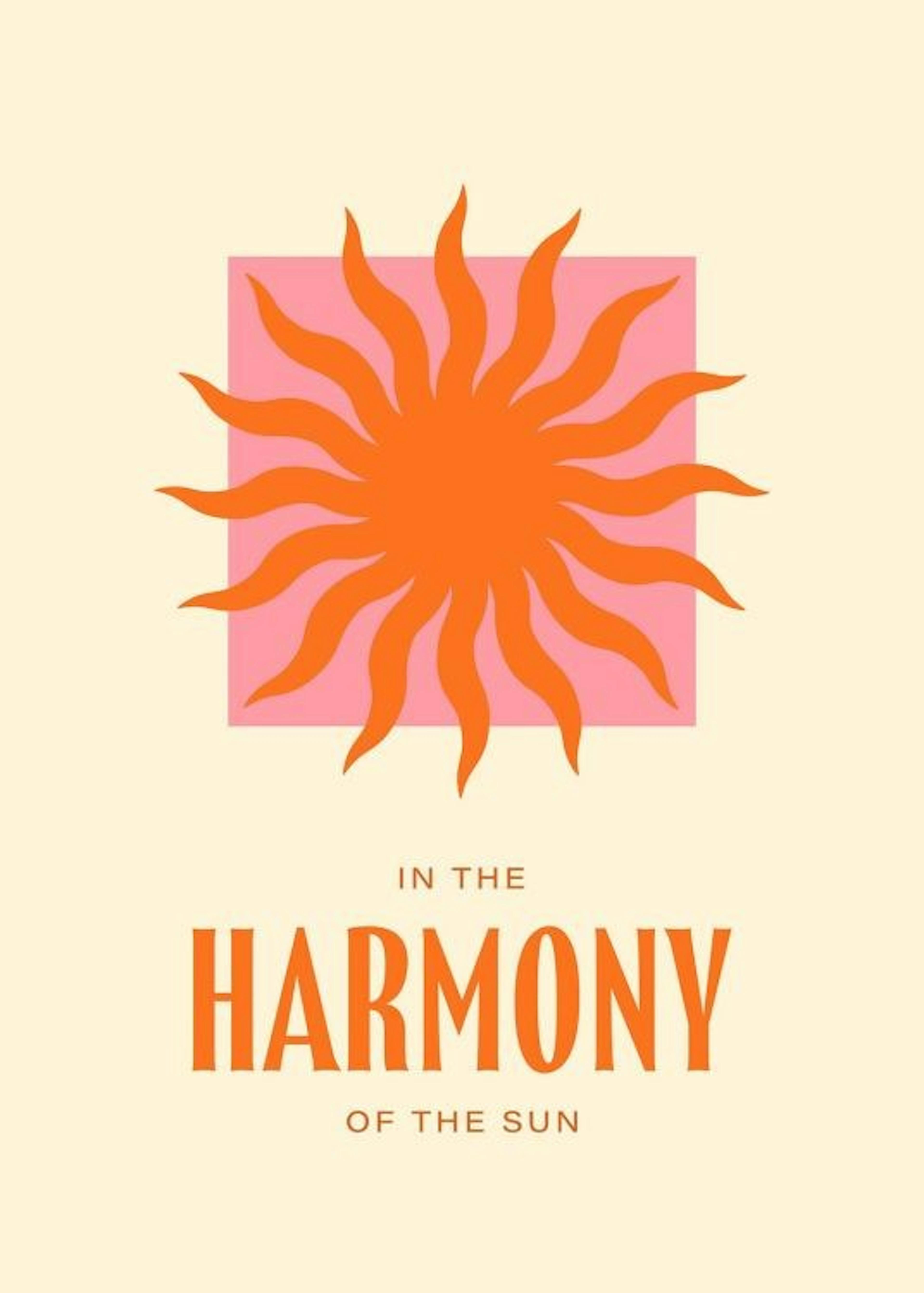 Harmony of the Sun Plakat 0