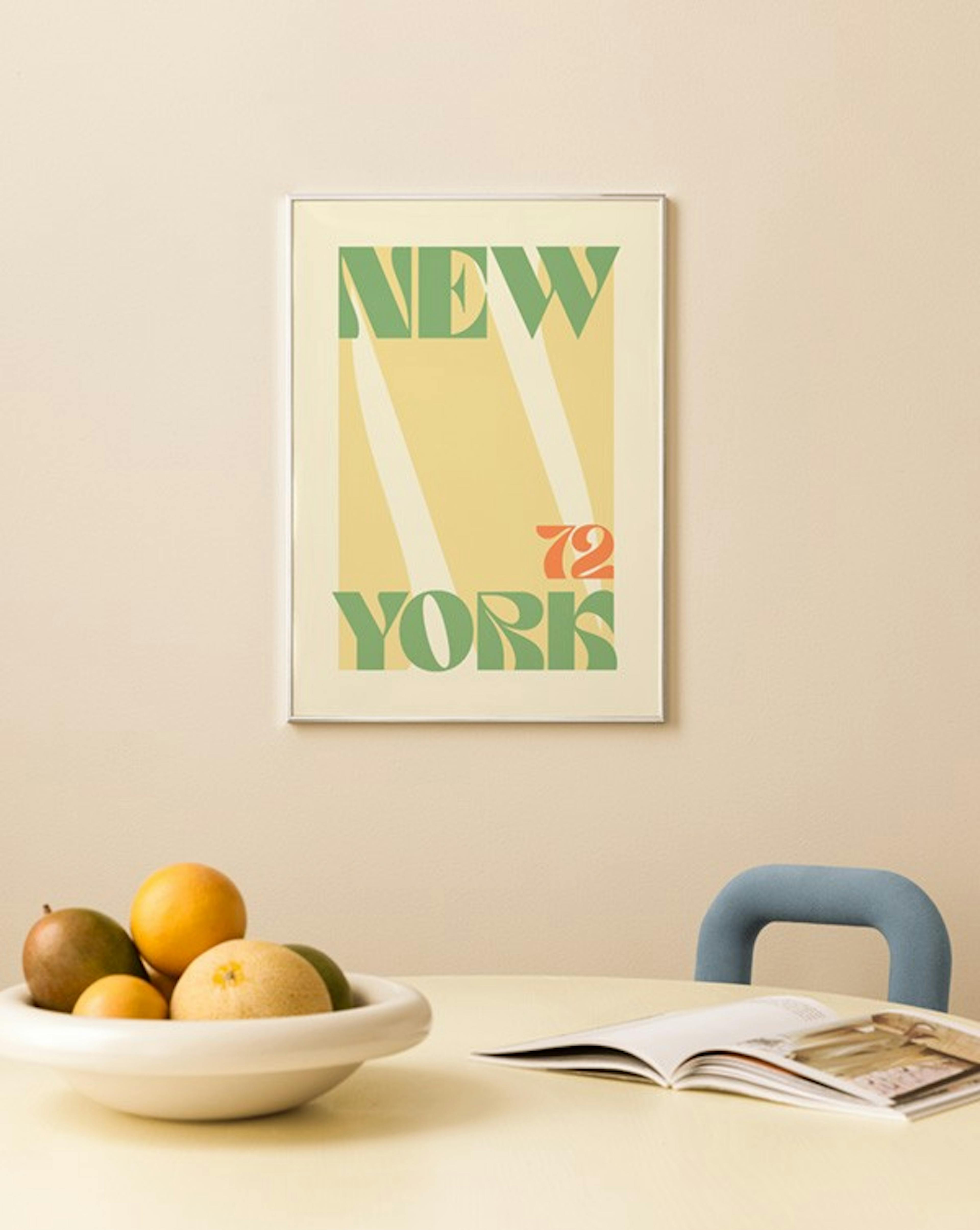 New York Graphic Poster