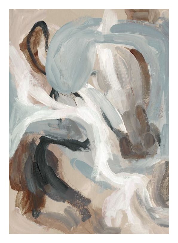 Tranquil Teal No1 Plakat (30x40 cm)- Sztuka abstrakcyjna
