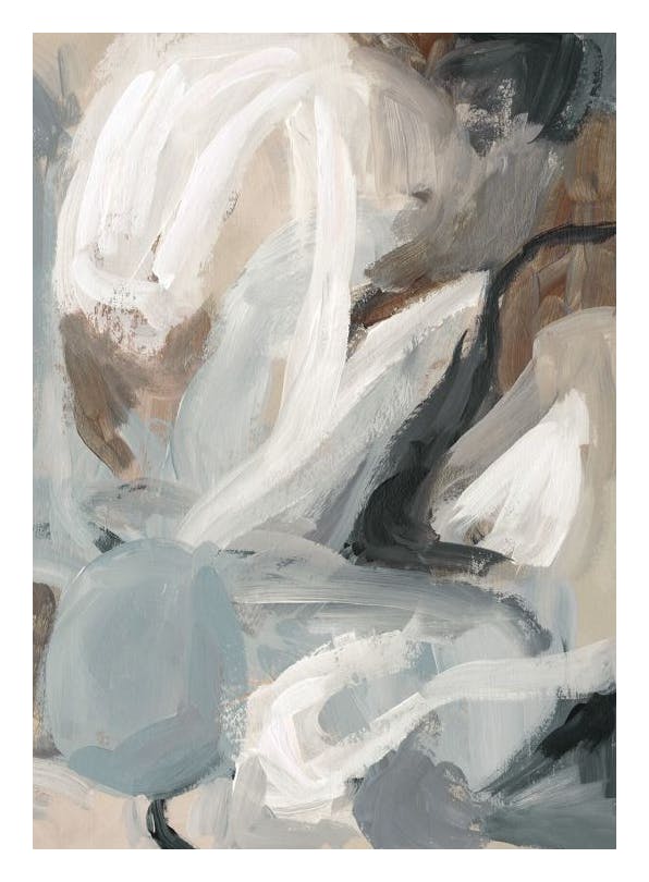Prints - Tranquil Teal No2 Print (50x70 cm) - Abstract art prints