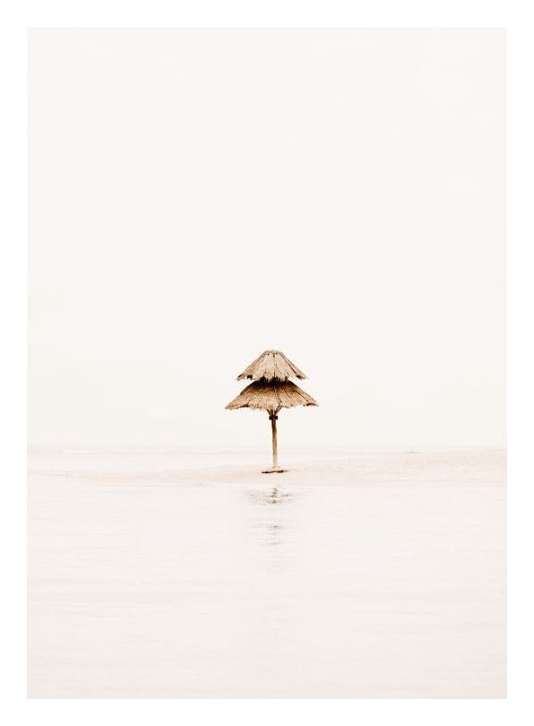 Shade in the Quiet Poster (50x70 cm)- Quadri di spiagge