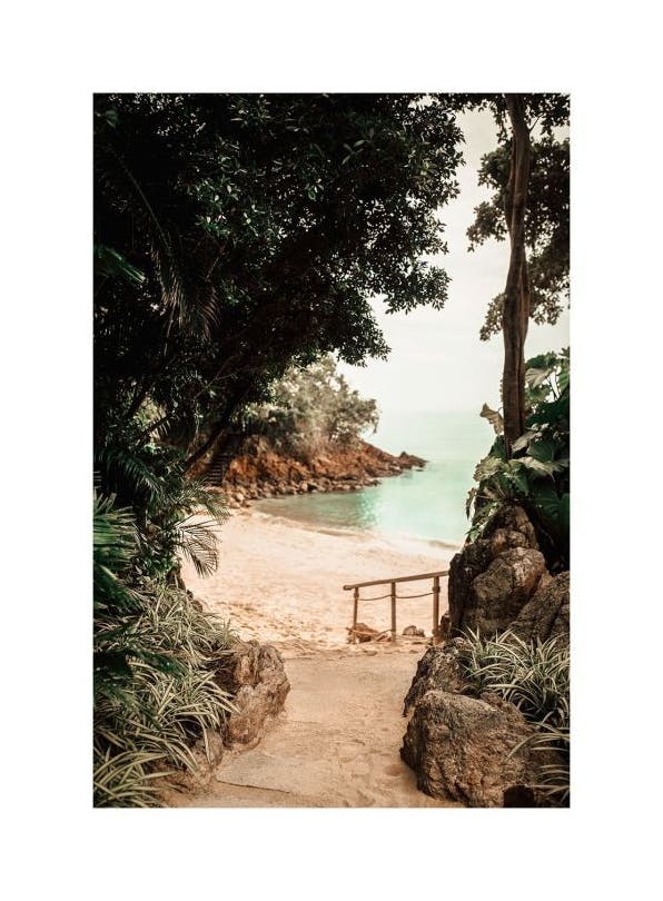 Seaside Passage Poster (30x40 cm) - Poster mit Strandmotiven